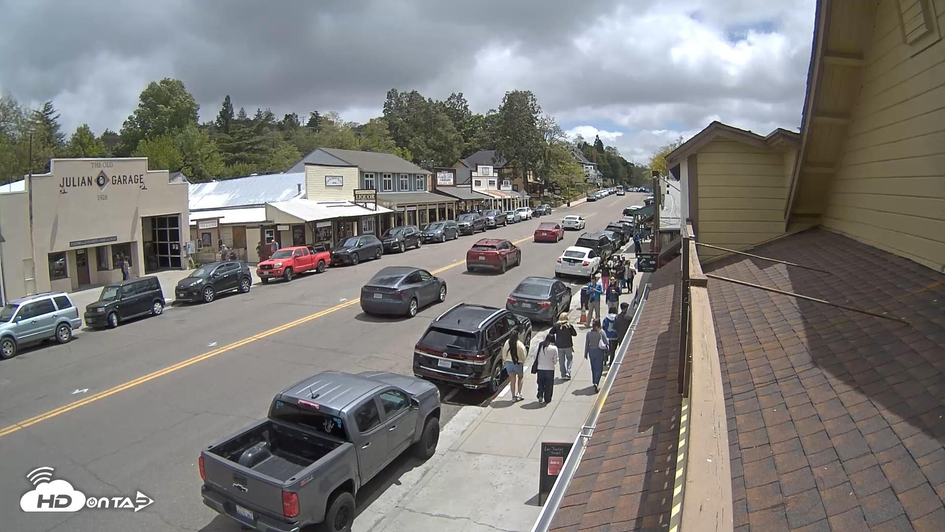 Snapshot of Downtown Julian Live Webcam taken Apr 25, 2026, 12:24pm PDT