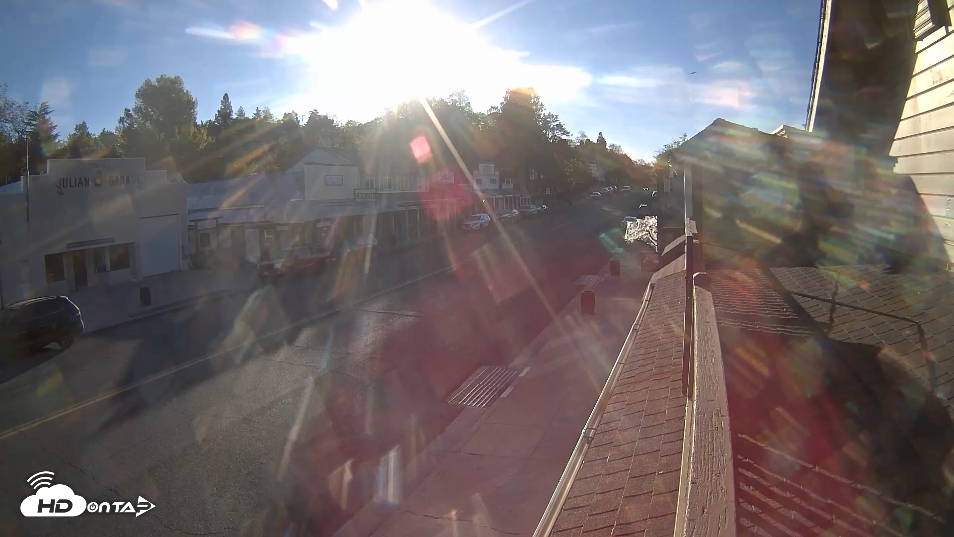 Snapshot of Downtown Julian Live Webcam taken Oct 7, 2026, 7:49am PDT