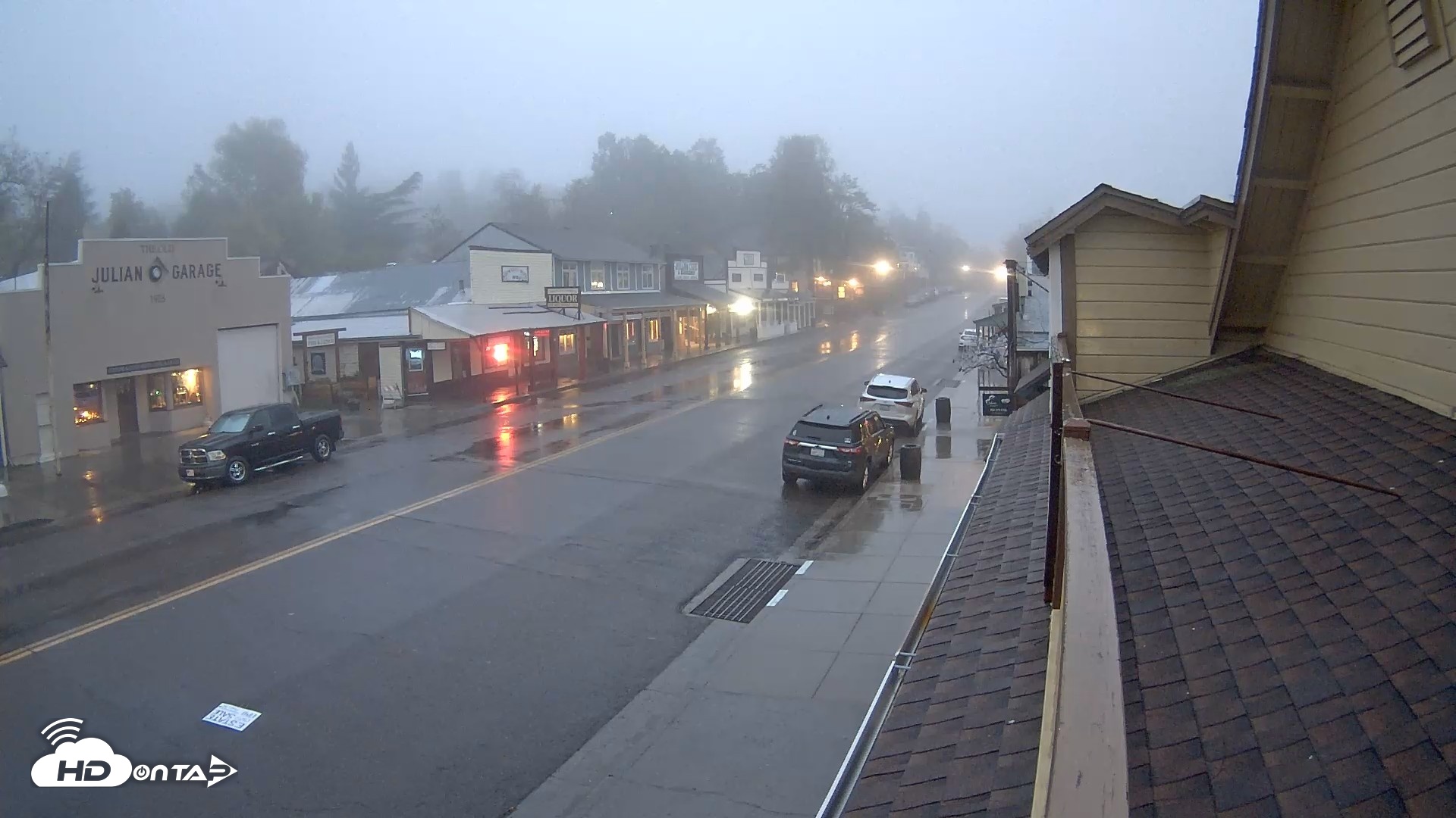 Snapshot of Downtown Julian Live Webcam taken Oct 11, 2026, 6:40am PDT
