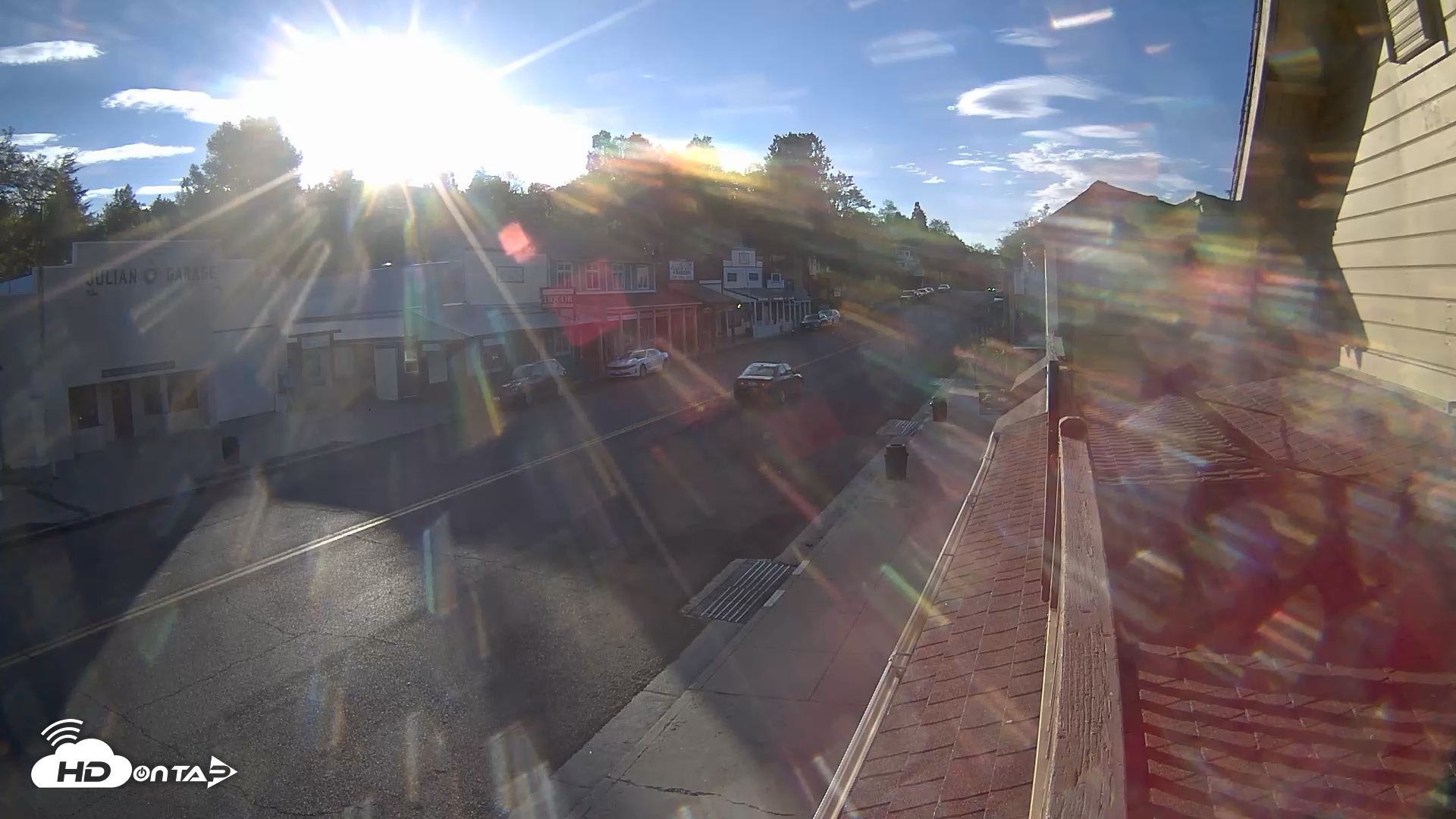 Snapshot of Downtown Julian Live Webcam taken Sep 11, 2026, 7:26am PDT