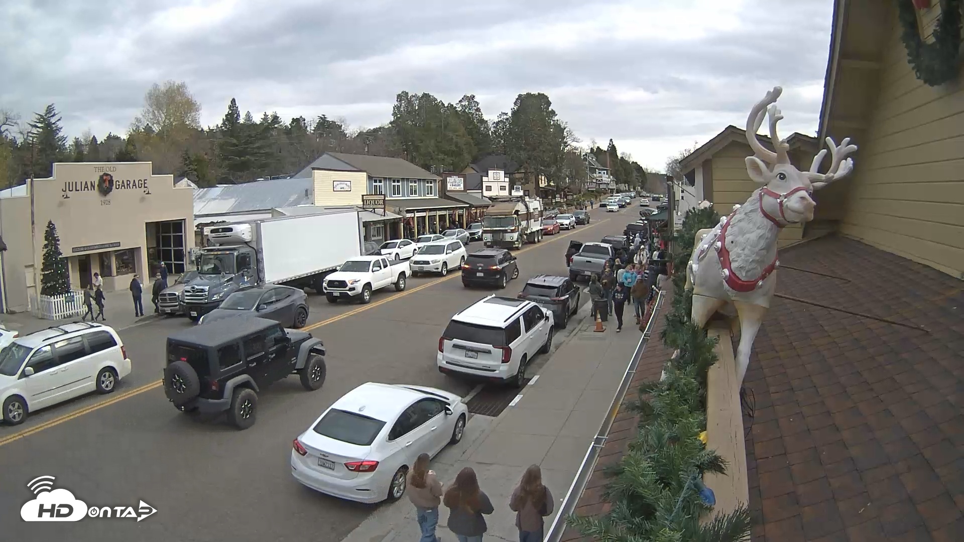 Snapshot of Downtown Julian Live Webcam taken Dec 30, 2025, 12:46pm PST