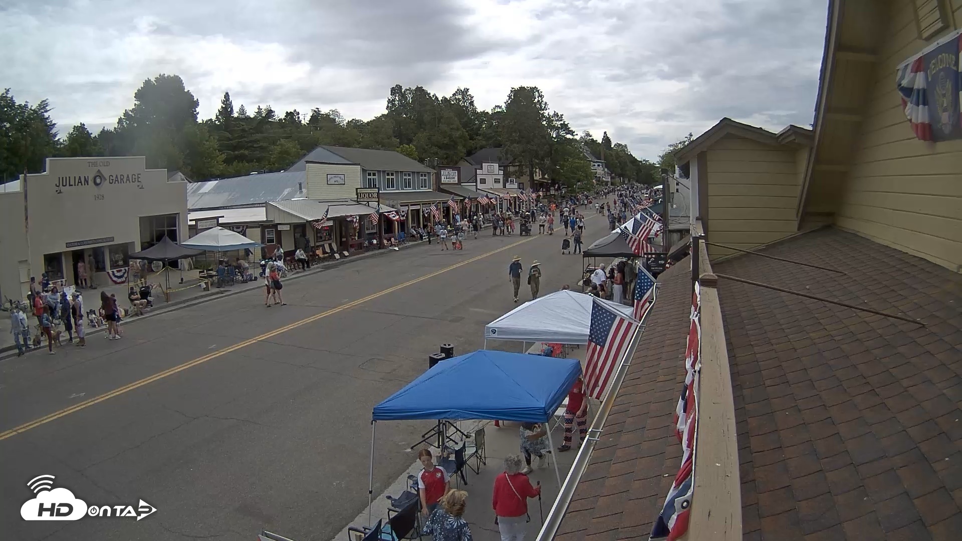 Snapshot of Downtown Julian Live Webcam taken Jul 4, 2026, 10:17am PDT