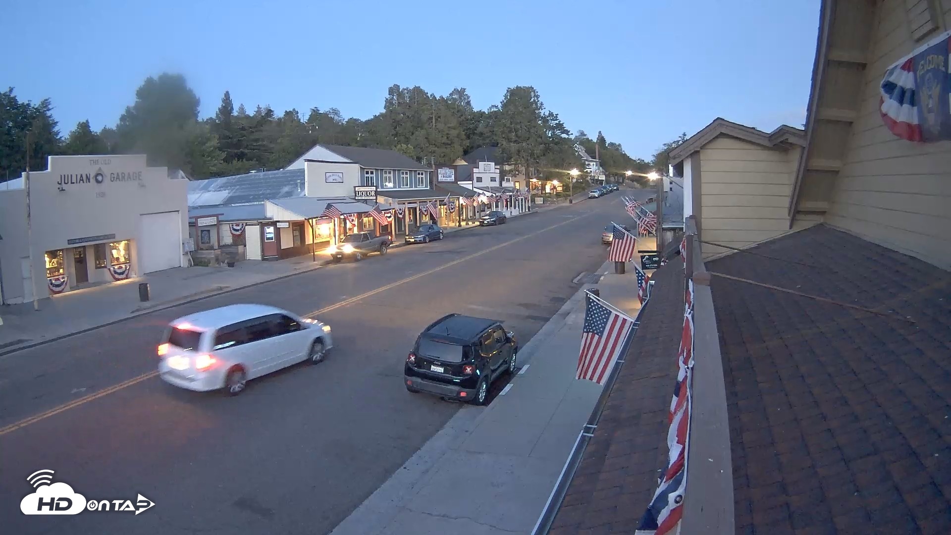 Snapshot of Downtown Julian Live Webcam taken Jun 29, 2026, 8:21pm PDT