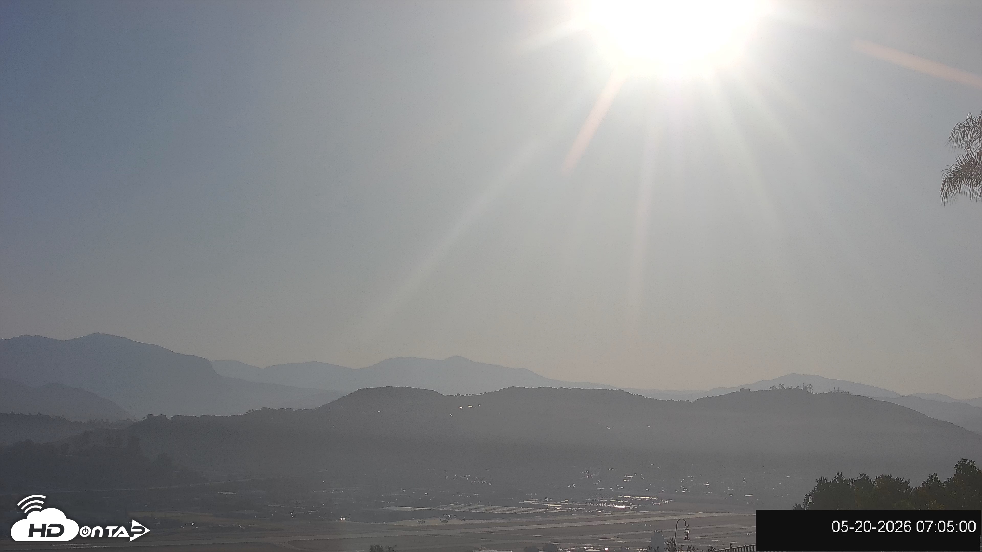 Snapshot of Gillespie Field Airport Live Webcam taken May 20, 2026, 7:05am PDT