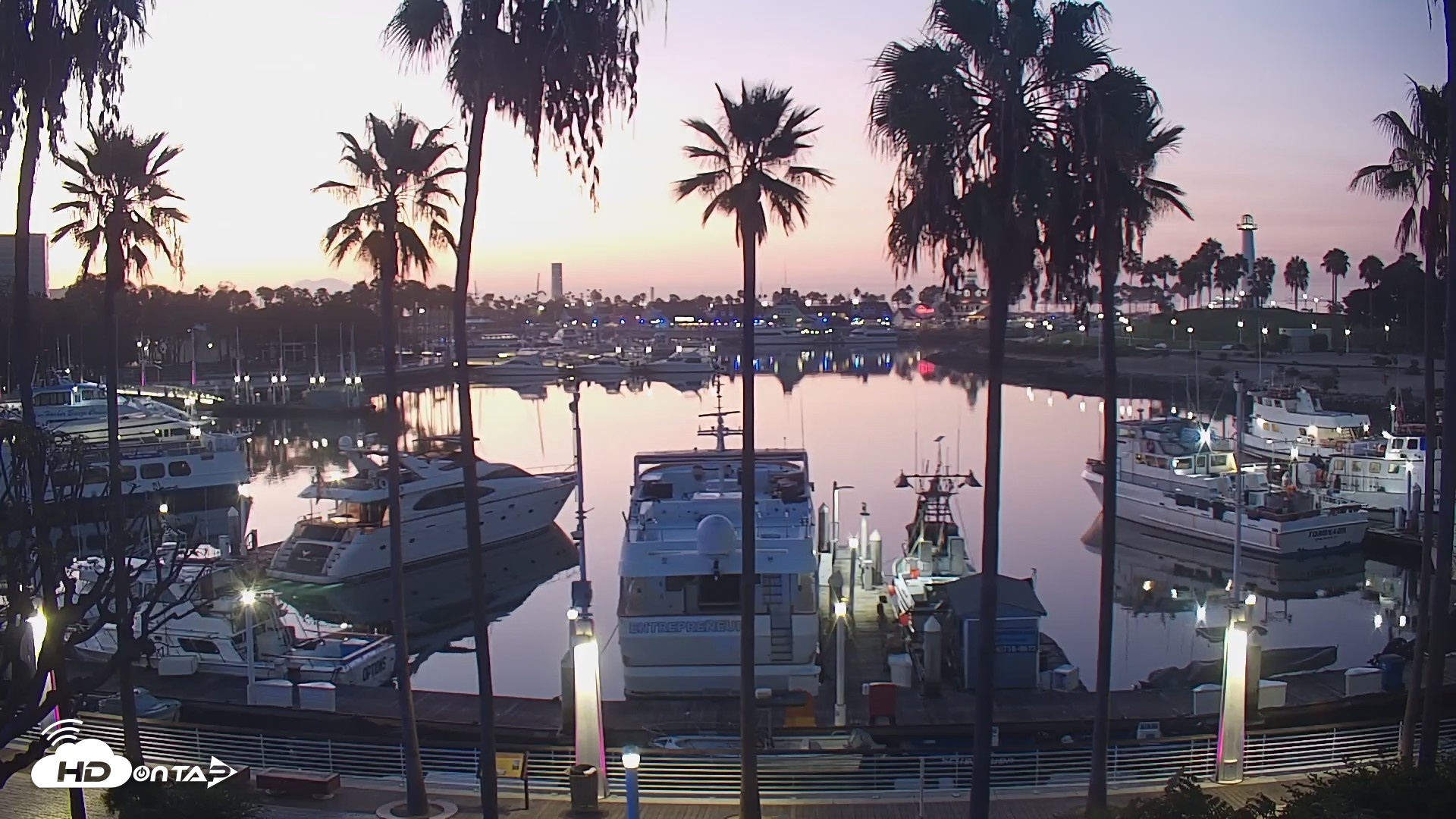 Snapshot of Long Beach Harbor Live Webcam taken Aug 26, 2026, 6:04am PDT