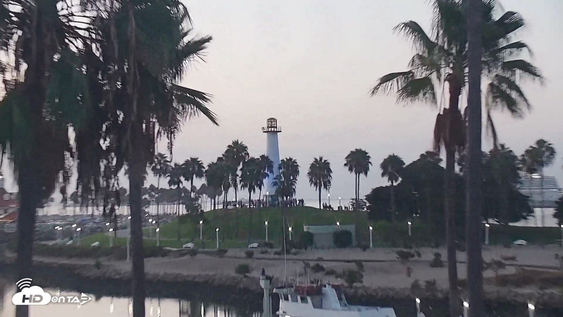 Snapshot of Long Beach Harbor Live Webcam taken Aug 31, 2026, 6:16am PDT