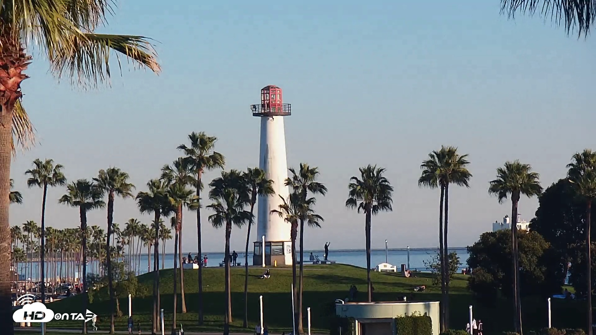 Snapshot of Long Beach Harbor Live Webcam taken Feb 23, 2025, 5:07pm PST