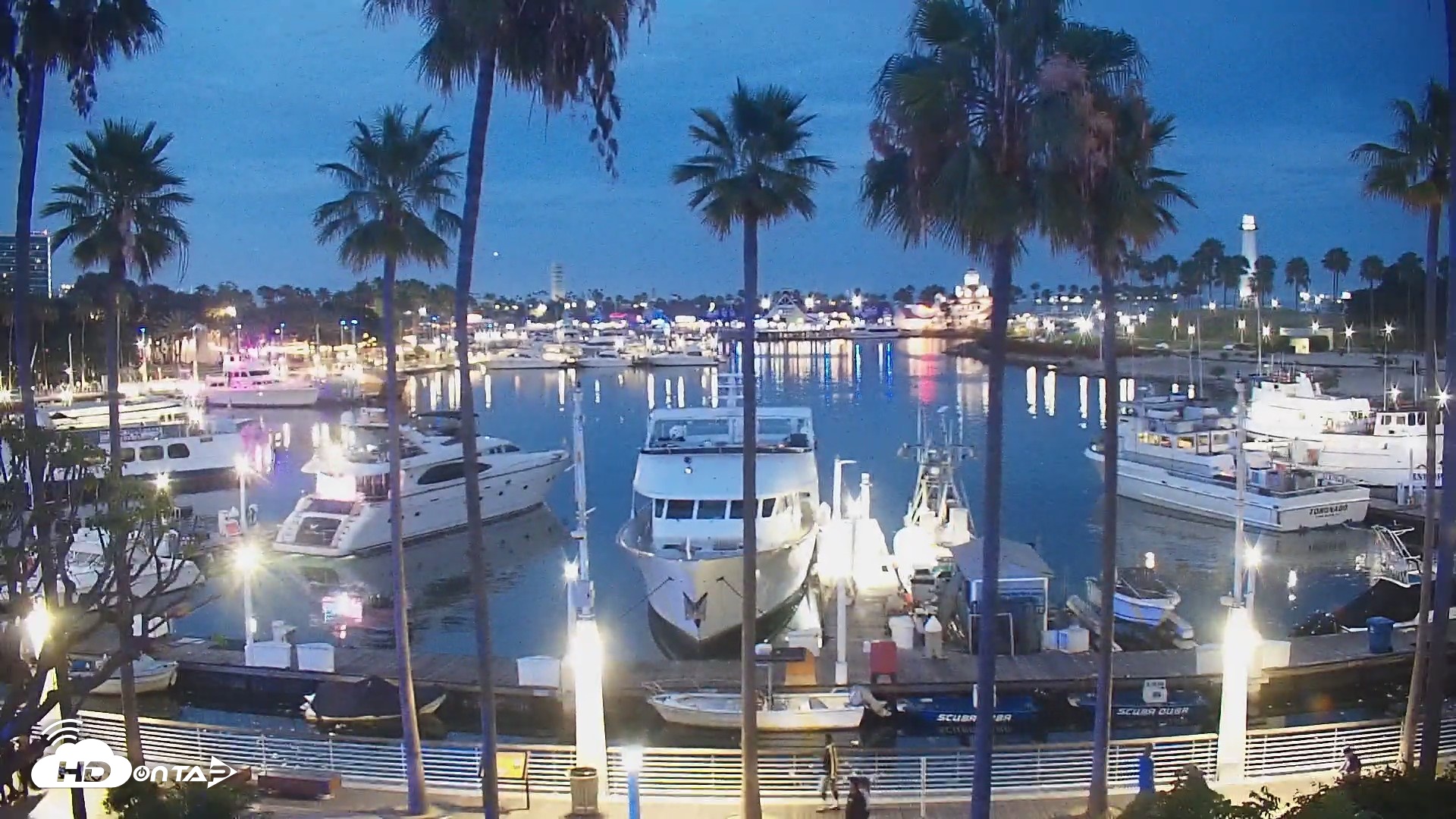 Snapshot of Long Beach Harbor Live Webcam taken Jul 11, 2026, 8:29pm PDT