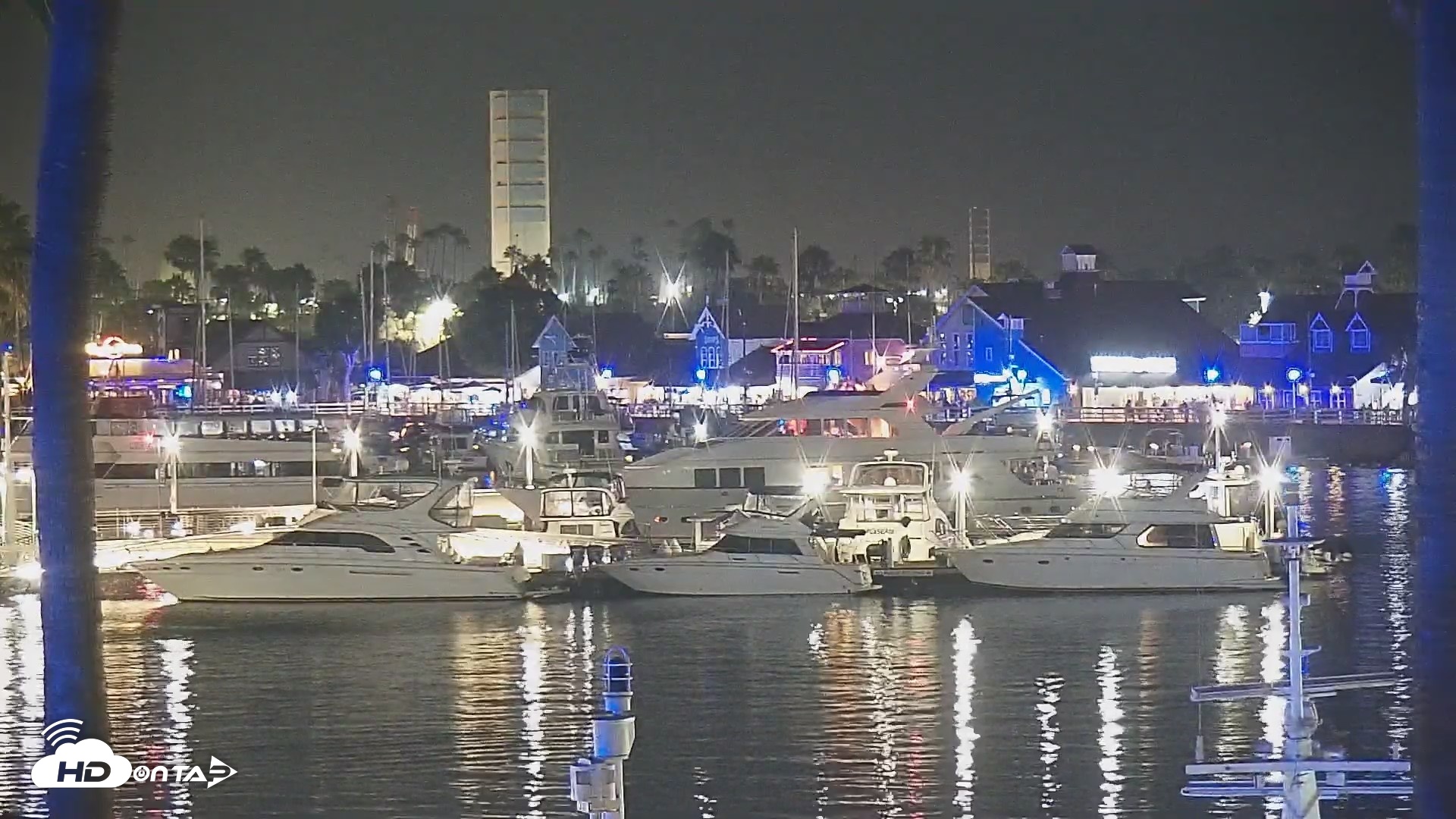 Snapshot of Long Beach Harbor Live Webcam taken Aug 9, 2026, 8:50pm PDT