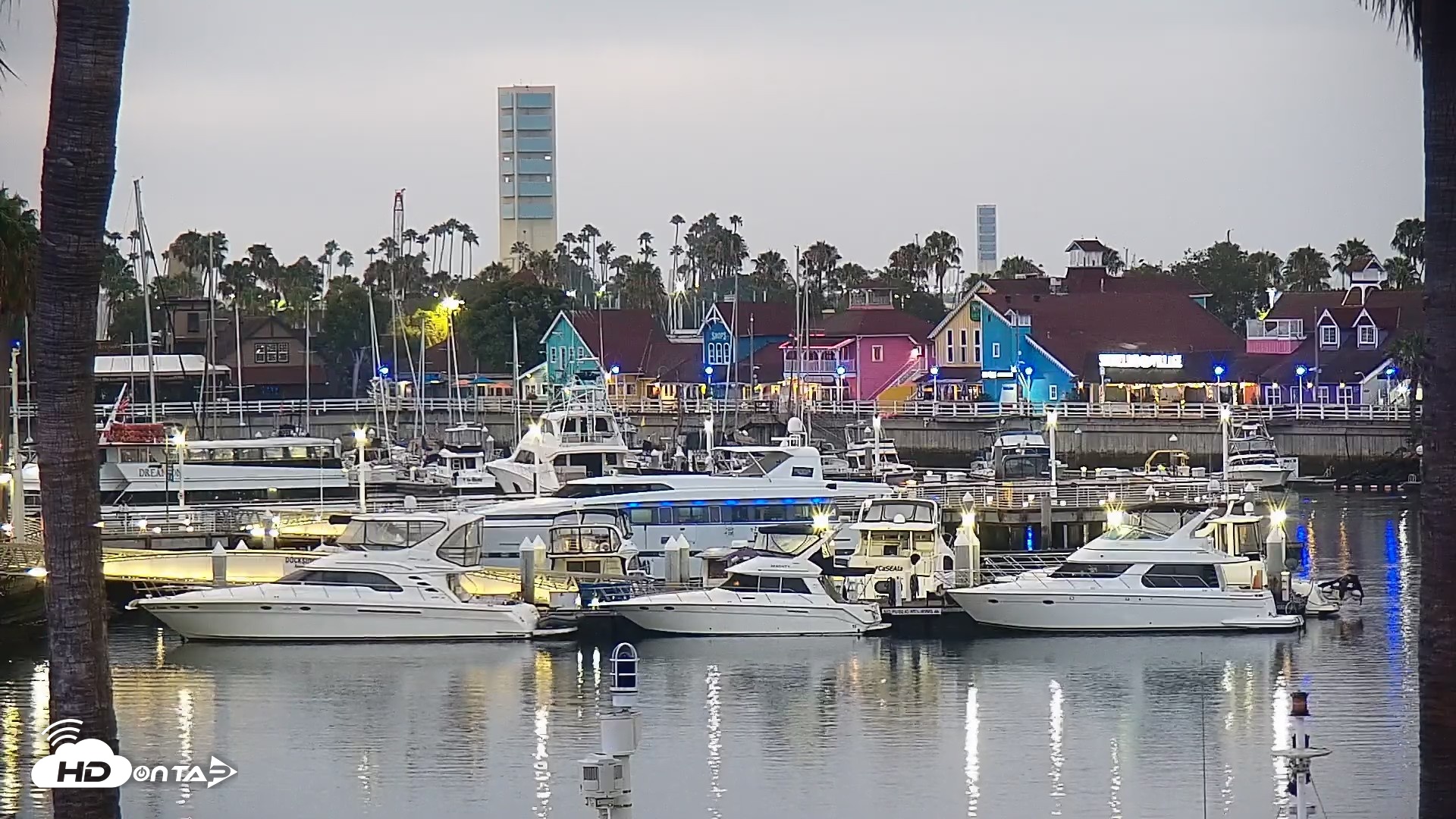 Snapshot of Long Beach Harbor Live Webcam taken Aug 1, 2026, 5:50am PDT