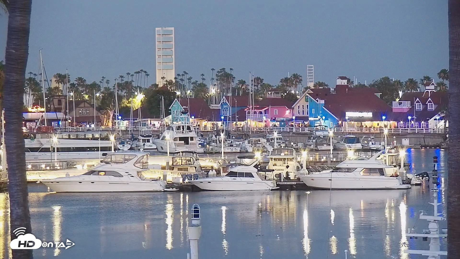 Snapshot of Long Beach Harbor Live Webcam taken Jun 2, 2026, 8:23pm PDT