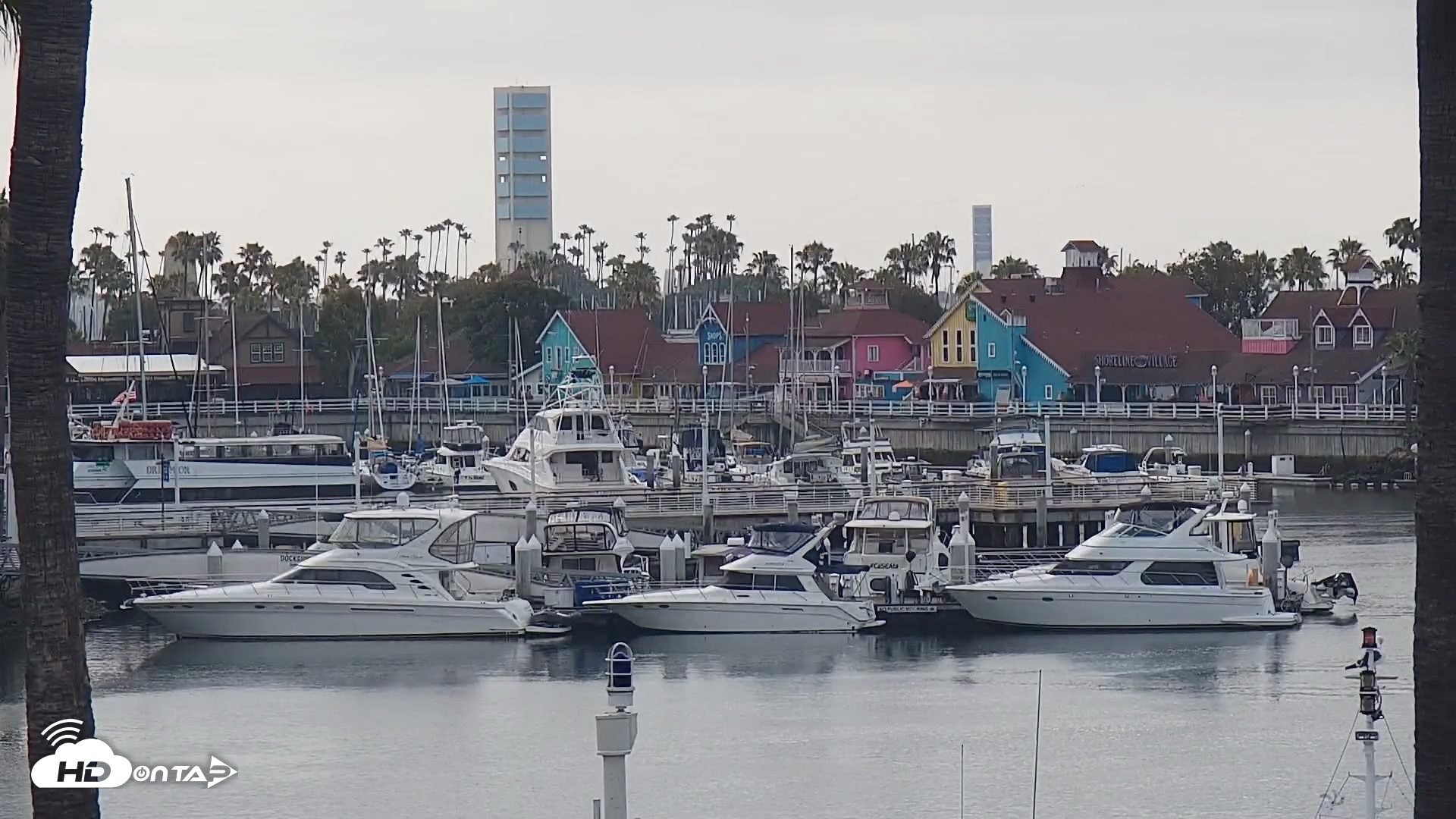 Snapshot of Long Beach Harbor Live Webcam taken Jun 2, 2026, 7:40am PDT
