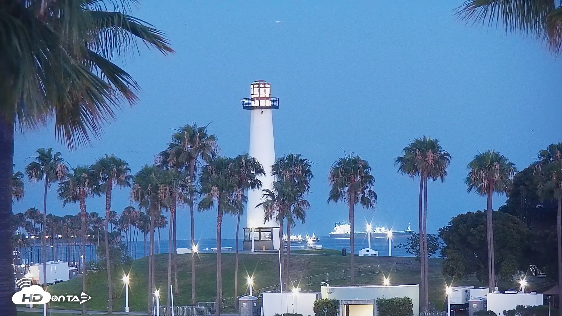 Snapshot of Long Beach Harbor Live Webcam taken Jun 2, 2026, 8:23pm PDT