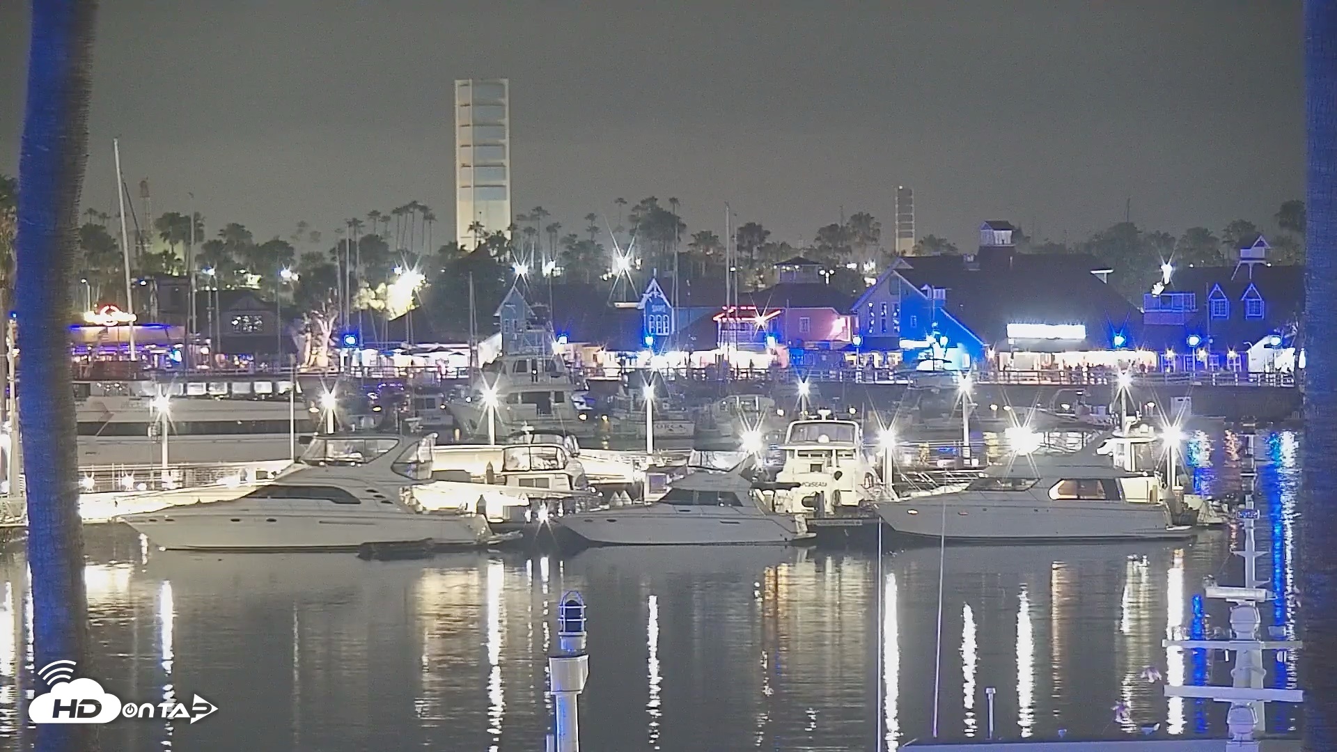 Snapshot of Long Beach Harbor Live Webcam taken Jun 28, 2026, 9:47pm PDT