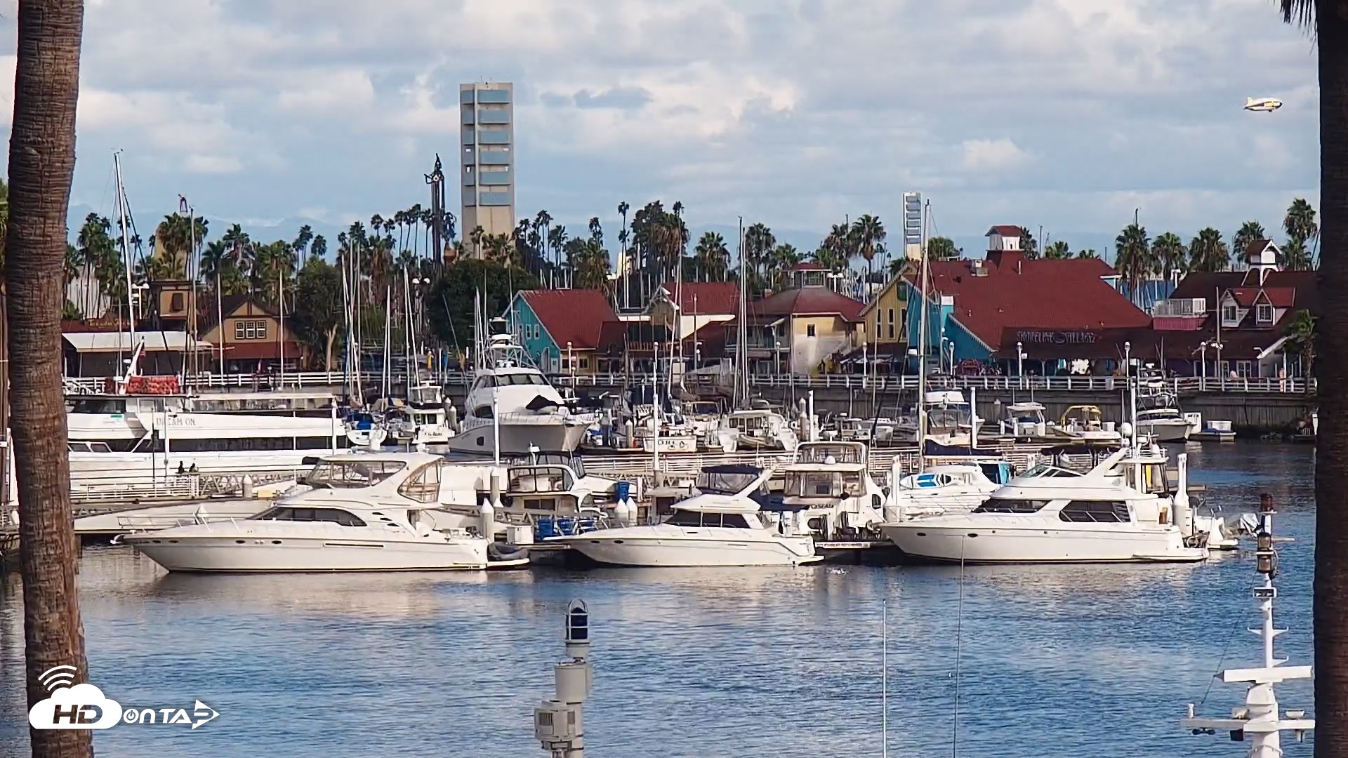 Snapshot of Long Beach Harbor Live Webcam taken Oct 22, 2026, 4:17pm PDT