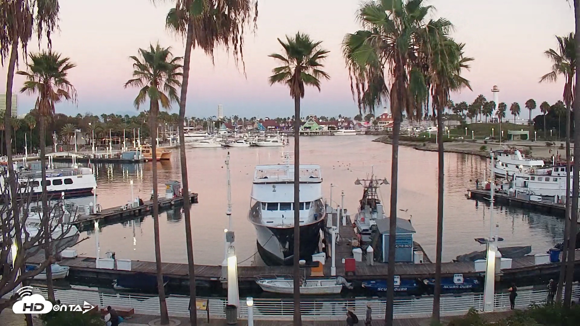 Snapshot of Long Beach Harbor Live Webcam taken Oct 4, 2026, 6:38pm PDT