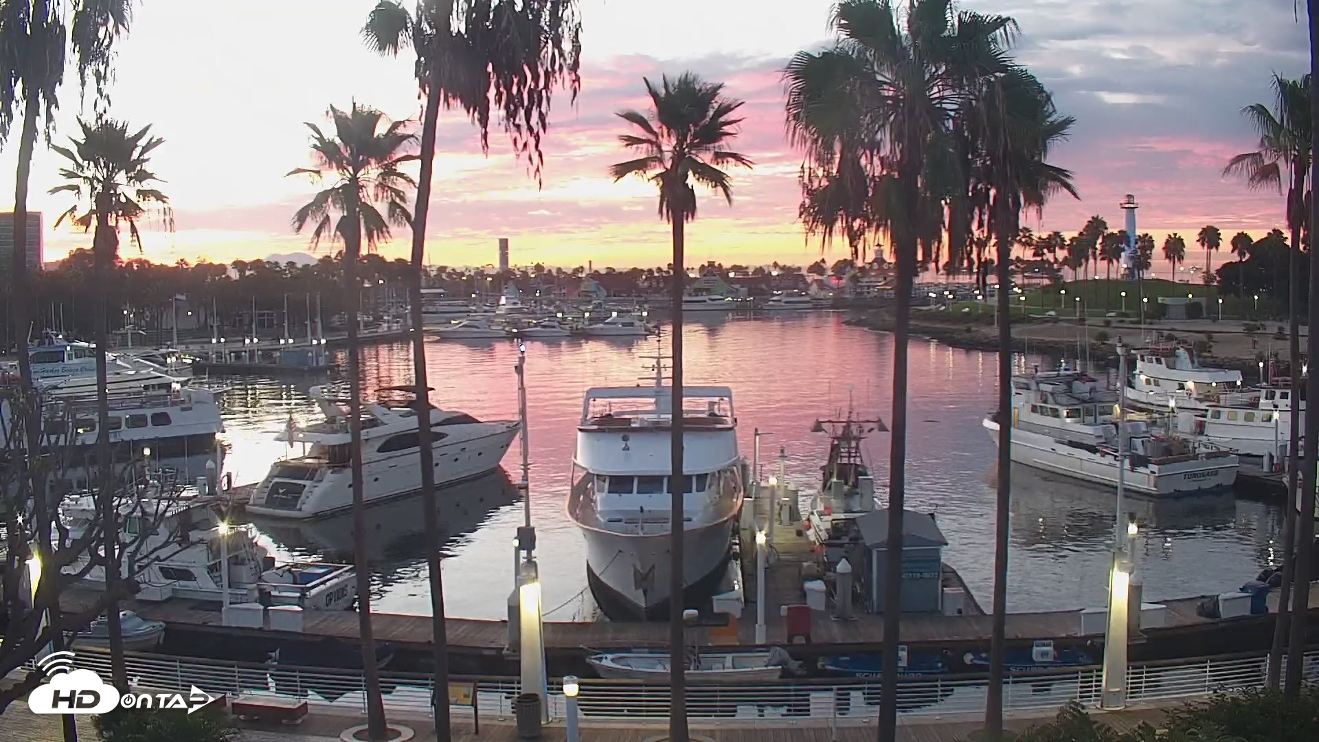 Snapshot of Long Beach Harbor Live Webcam taken Sep 8, 2026, 6:23am PDT