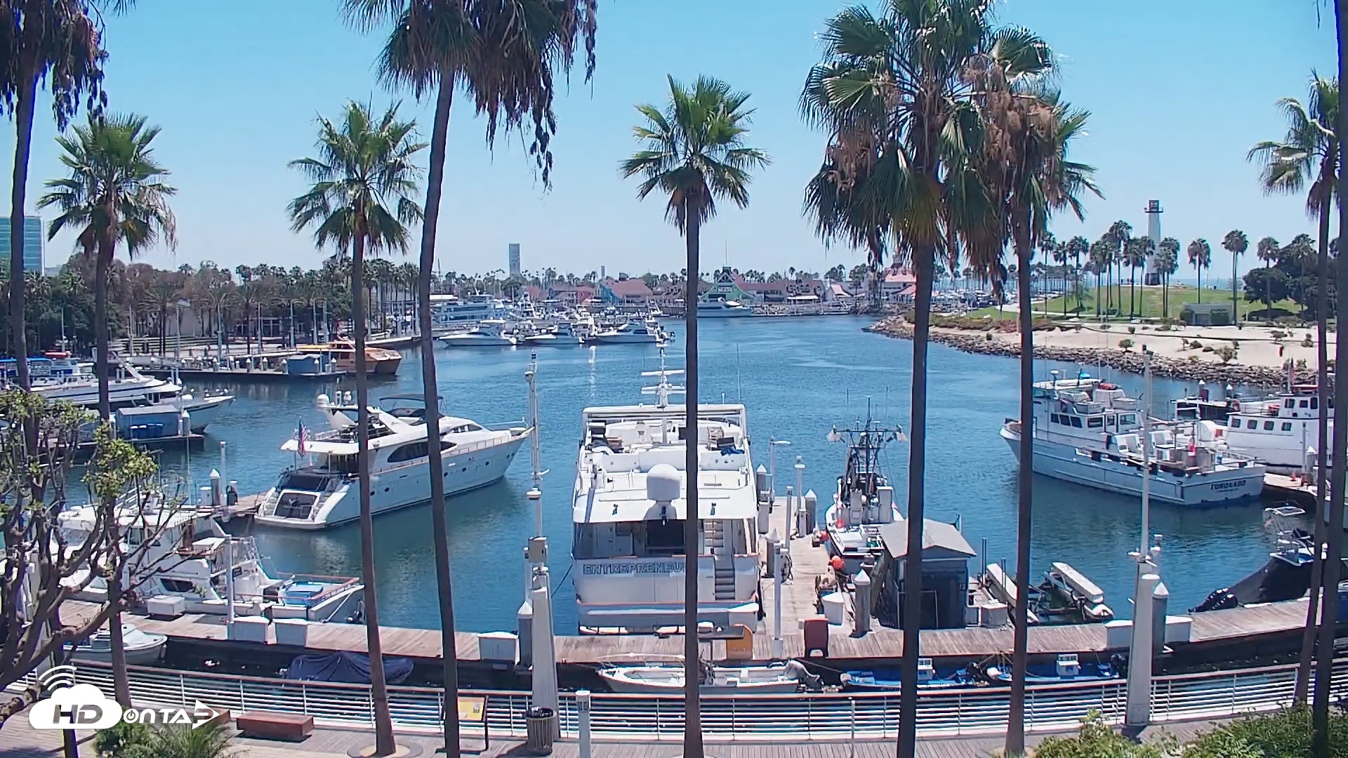 Snapshot of Long Beach Harbor Live Webcam taken Jul 28, 2026, 12:09pm PDT