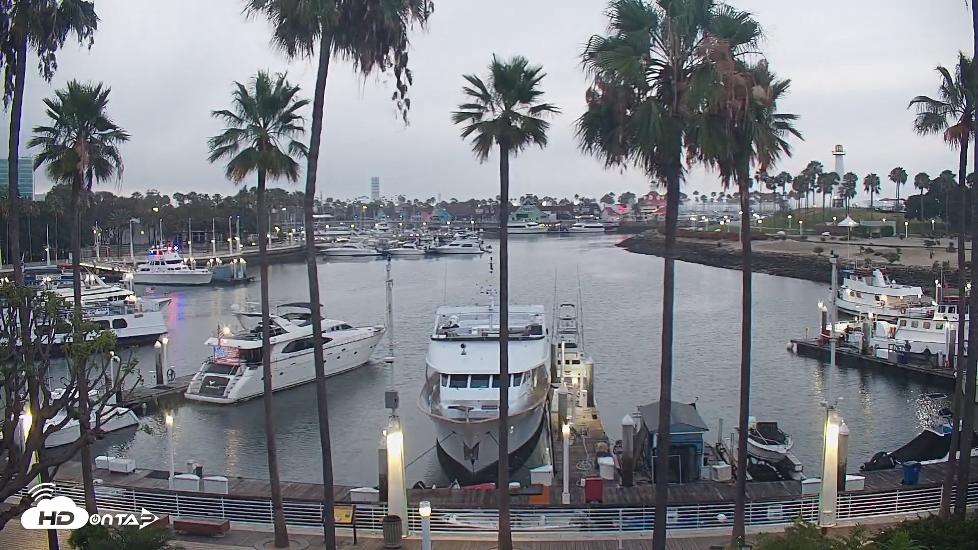 Snapshot of Long Beach Harbor Live Webcam taken Jul 16, 2026, 5:48am PDT