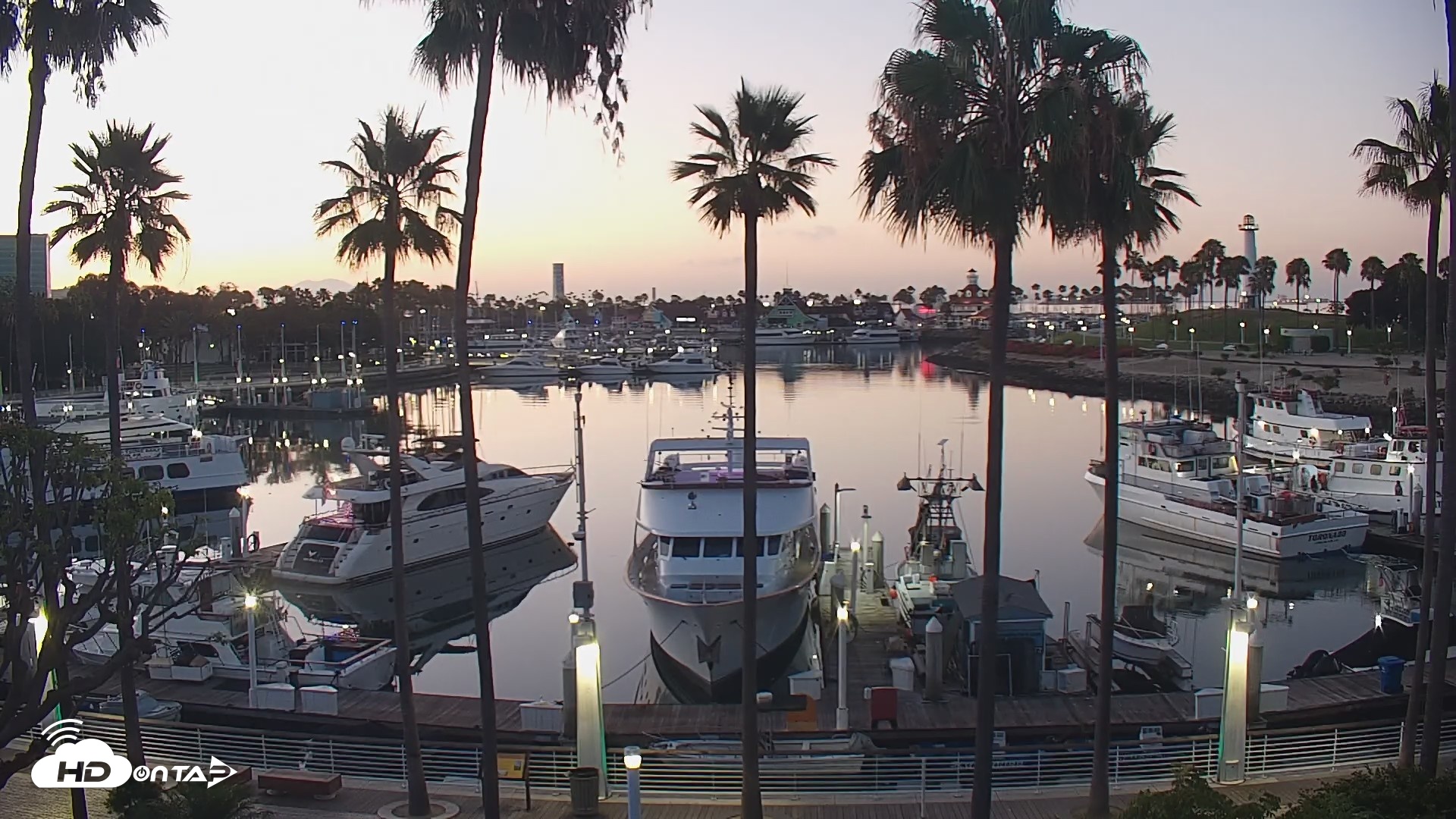 Snapshot of Long Beach Harbor Live Webcam taken Jul 6, 2026, 5:34am PDT
