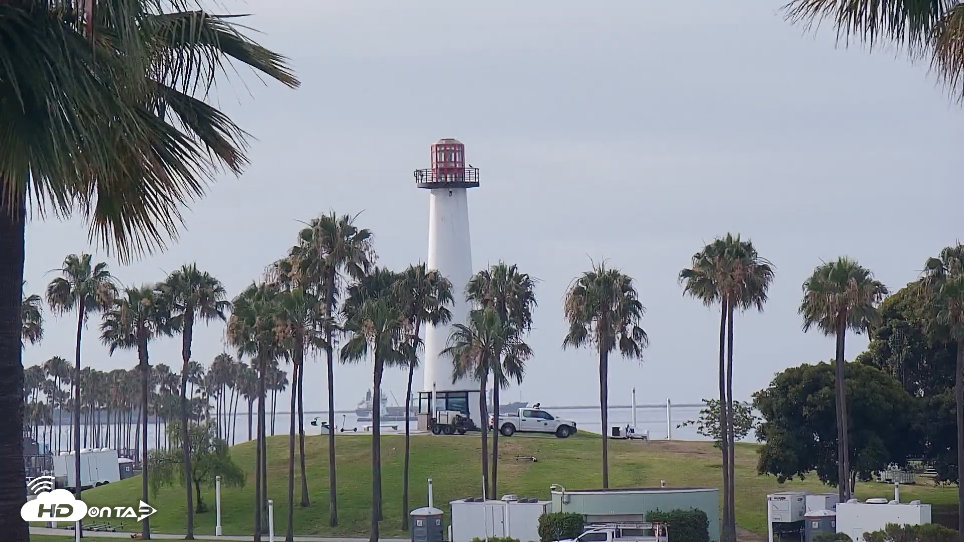 Snapshot of Long Beach Harbor Live Webcam taken Jun 2, 2026, 7:39am PDT