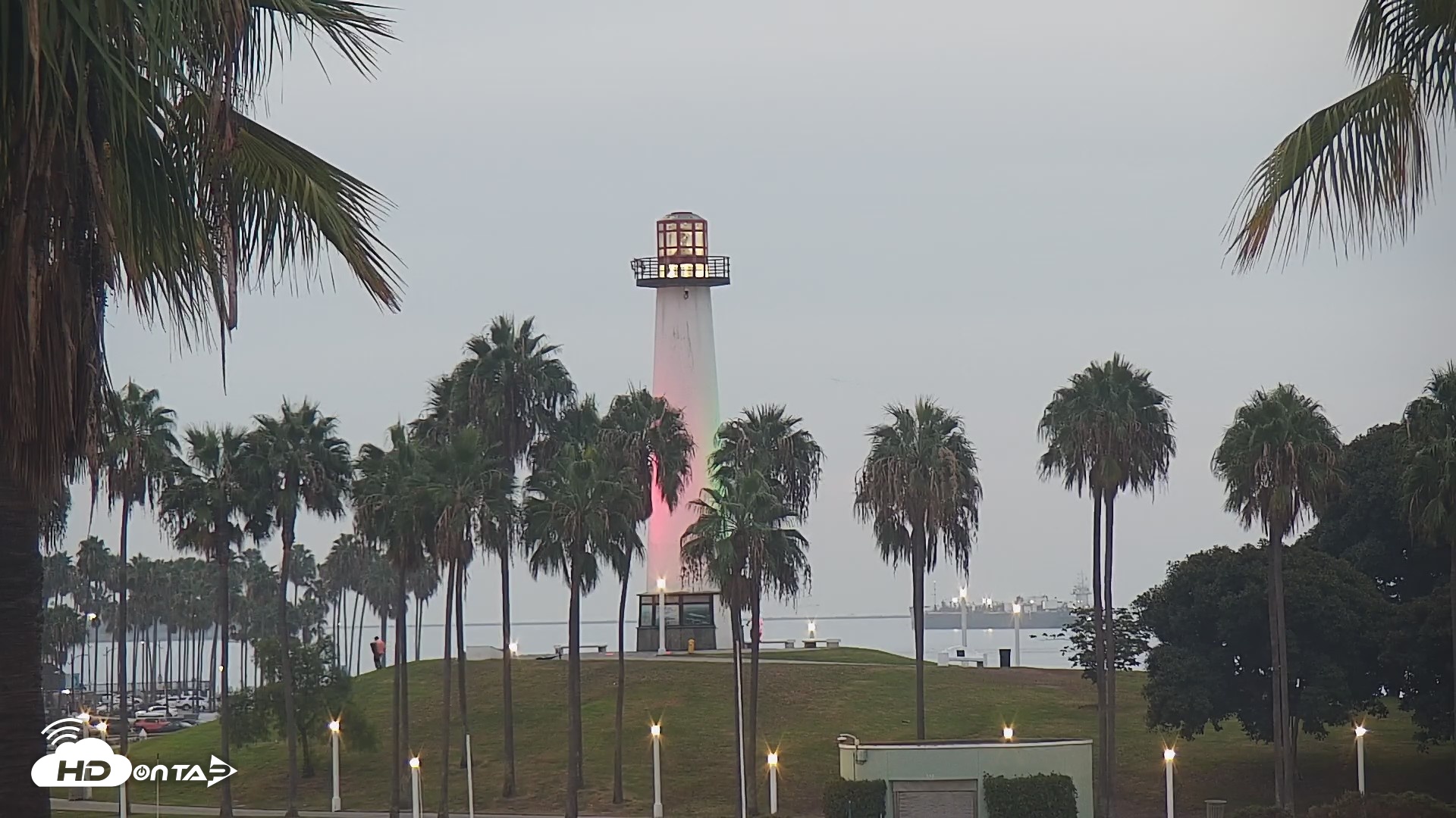 Snapshot of Long Beach Harbor Live Webcam taken Oct 10, 2026, 6:49am PDT