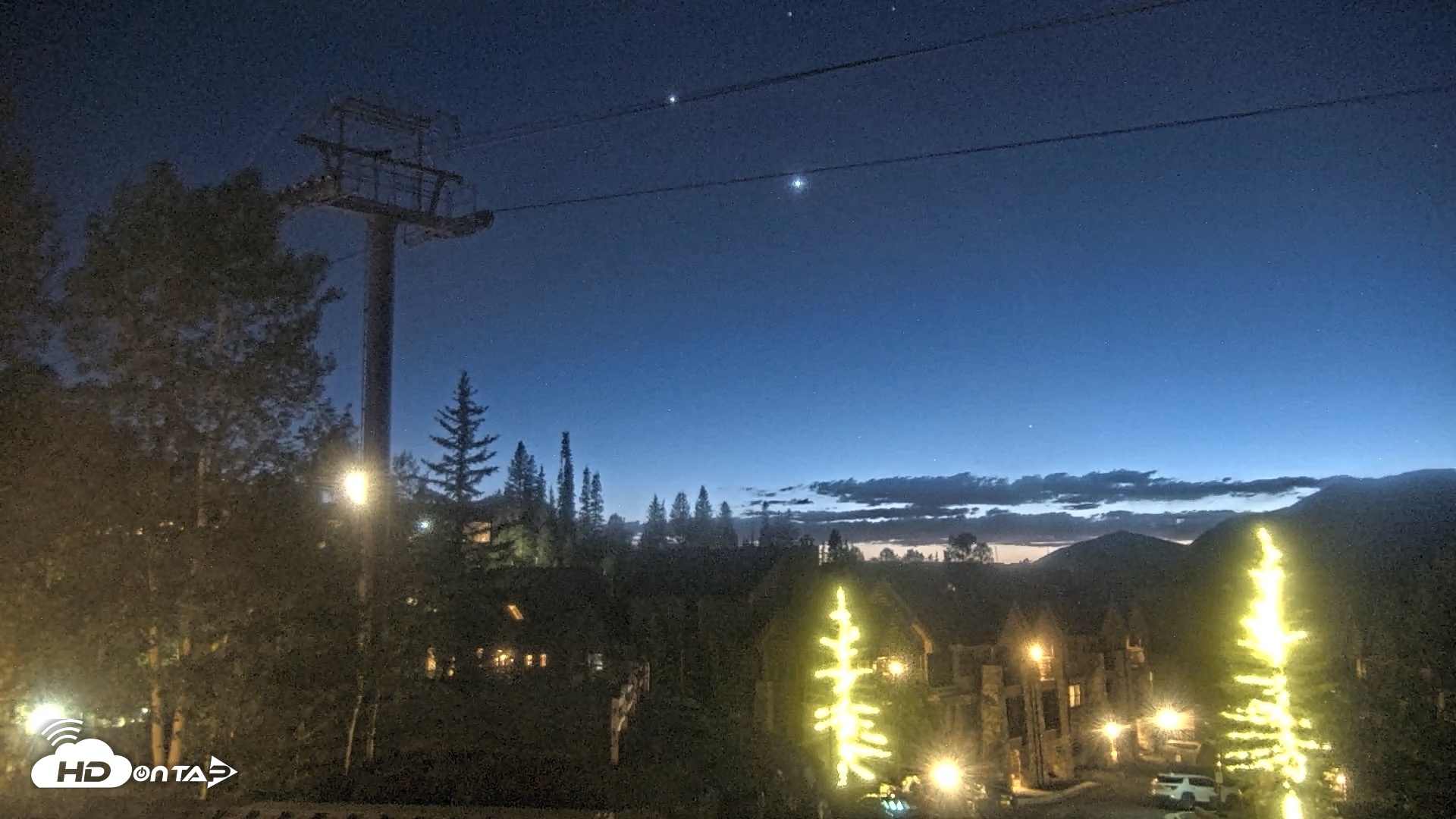 Snapshot of Mountain Lodge Telluride Live Webcam taken Jun 2, 2026, 9:26pm MDT
