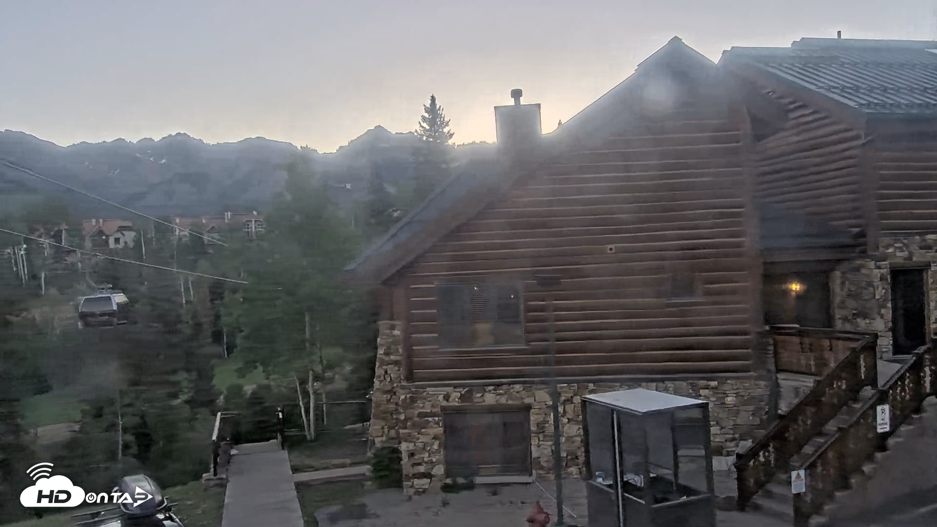 Snapshot of Mountain Lodge Telluride Live Webcam taken Jun 11, 2026, 6:04am MDT