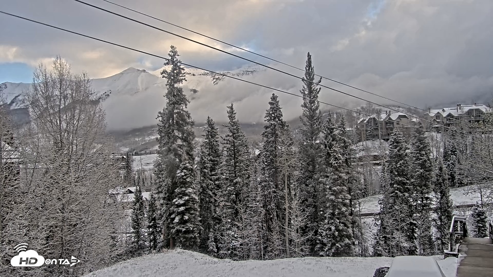 Snapshot of Mountain Lodge Telluride Live Webcam taken May 19, 2025, 6:41am MDT