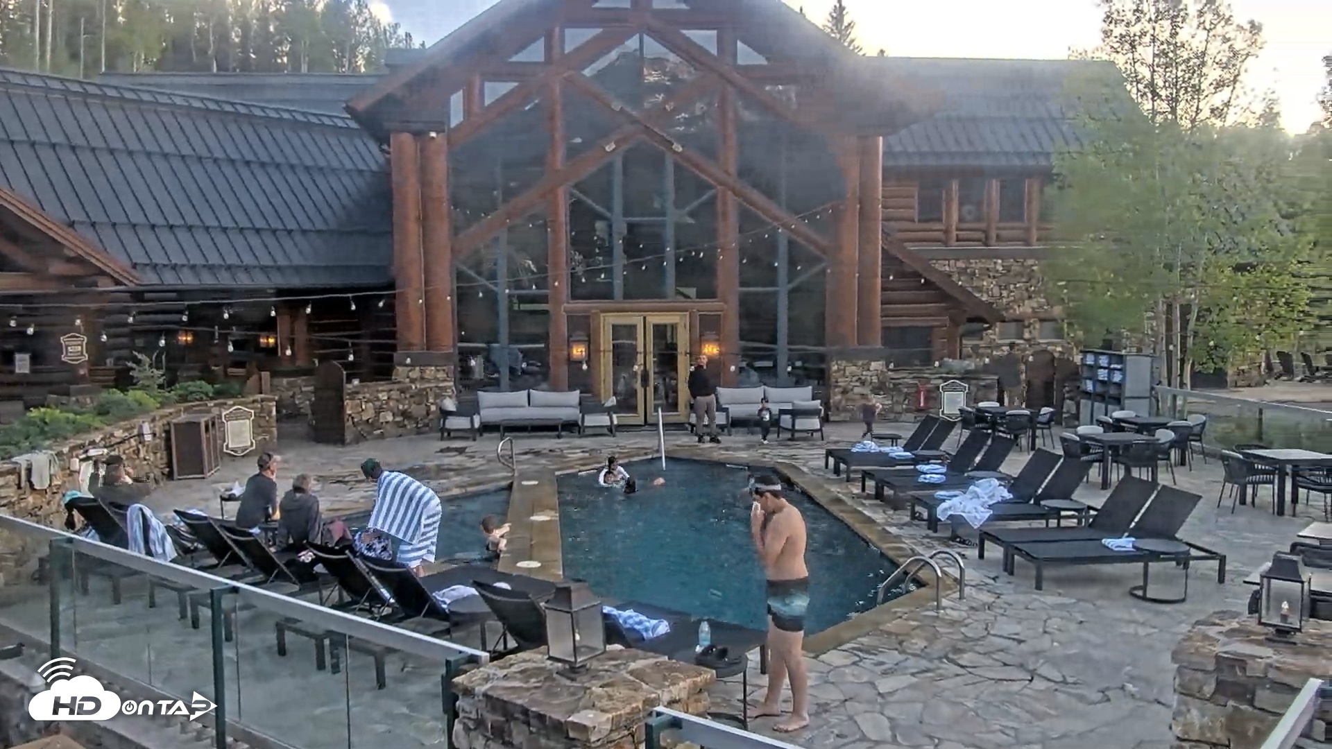 Snapshot of Mountain Lodge Telluride Live Webcam taken May 24, 2026, 6:43pm MDT