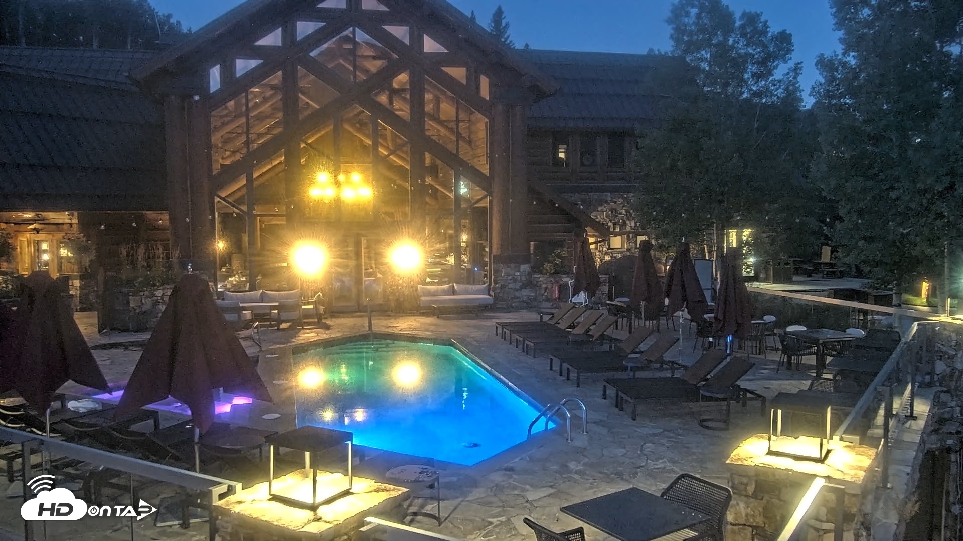 Snapshot of Mountain Lodge Telluride Live Webcam taken Aug 26, 2026, 6:08am MDT