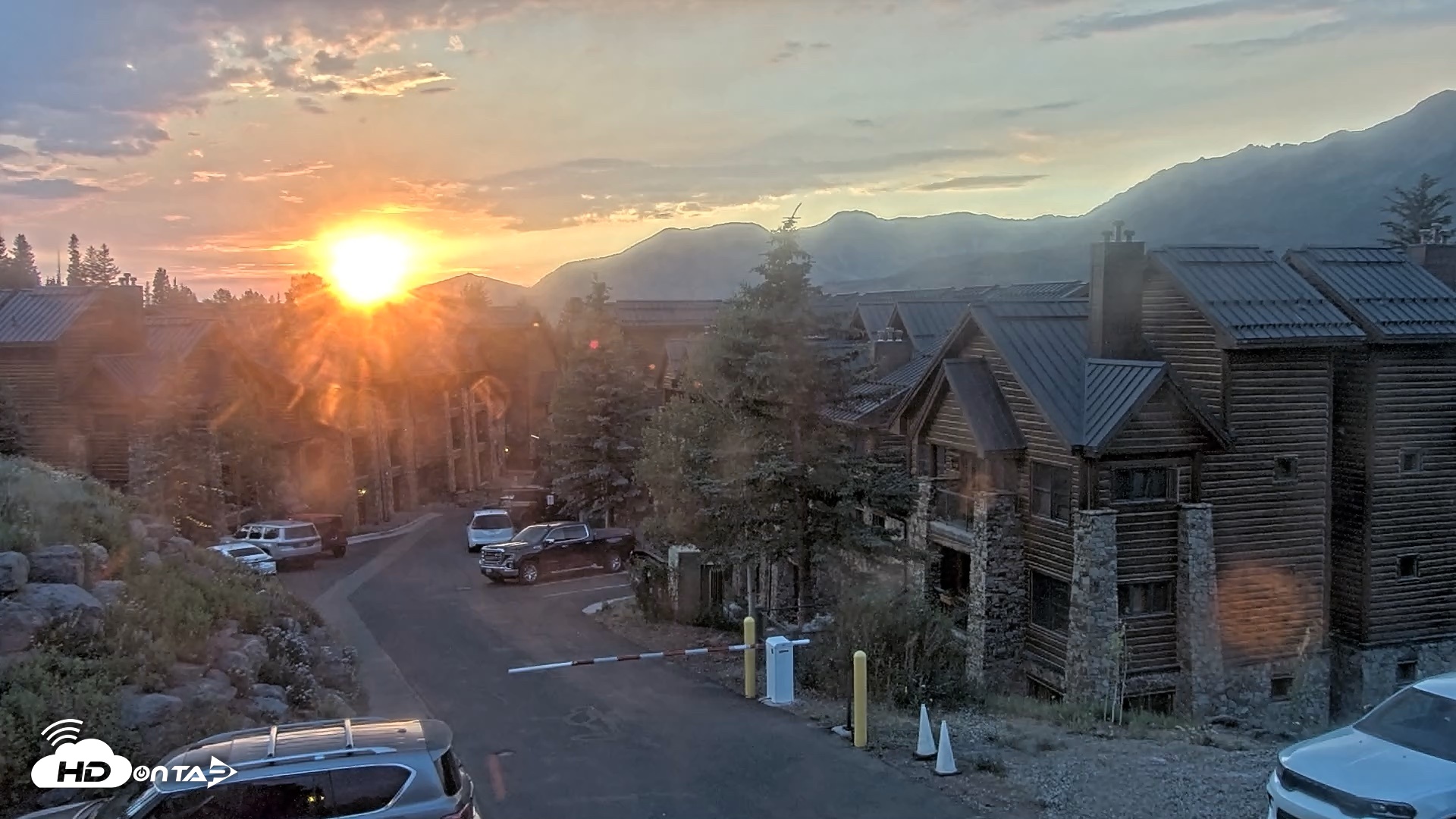 Snapshot of Mountain Lodge Telluride Live Webcam taken Jul 12, 2026, 8:21pm MDT
