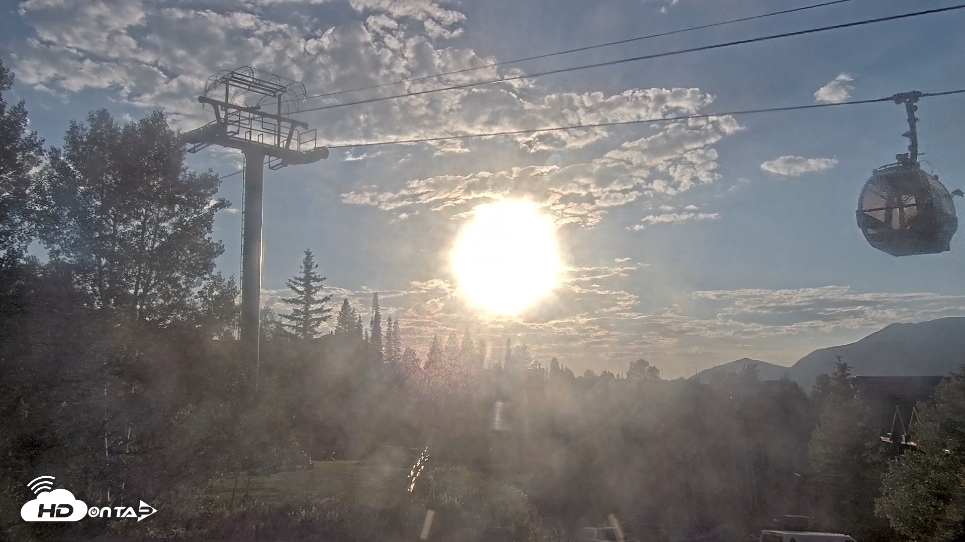 Snapshot of Mountain Lodge Telluride Live Webcam taken Aug 2, 2026, 7:27pm MDT