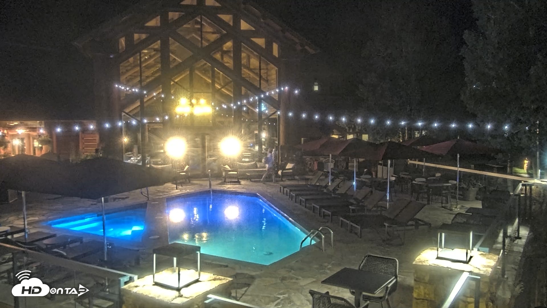 Snapshot of Mountain Lodge Telluride Live Webcam taken Aug 2, 2026, 12:54am MDT
