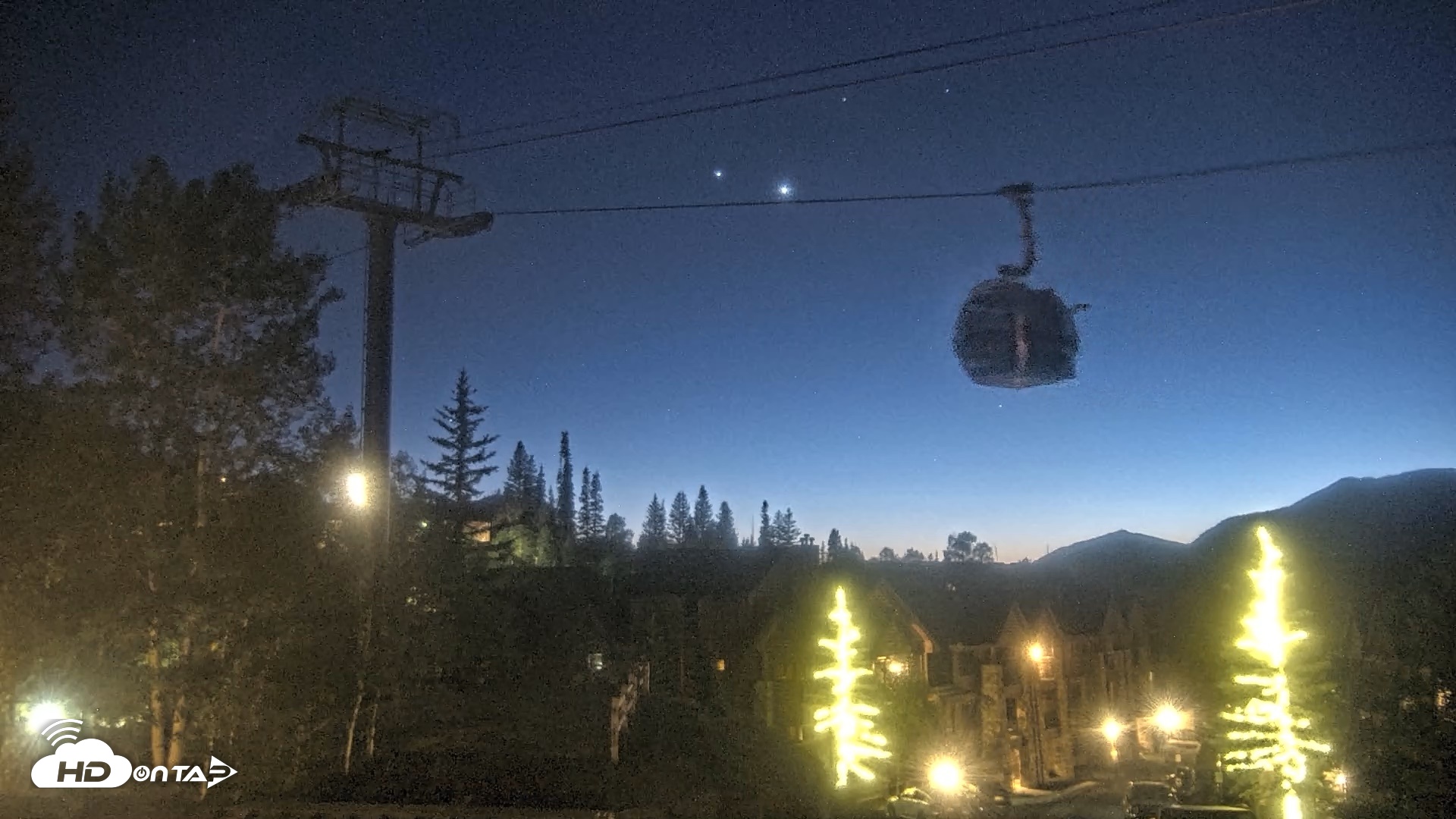 Snapshot of Mountain Lodge Telluride Live Webcam taken Jun 6, 2026, 9:30pm MDT