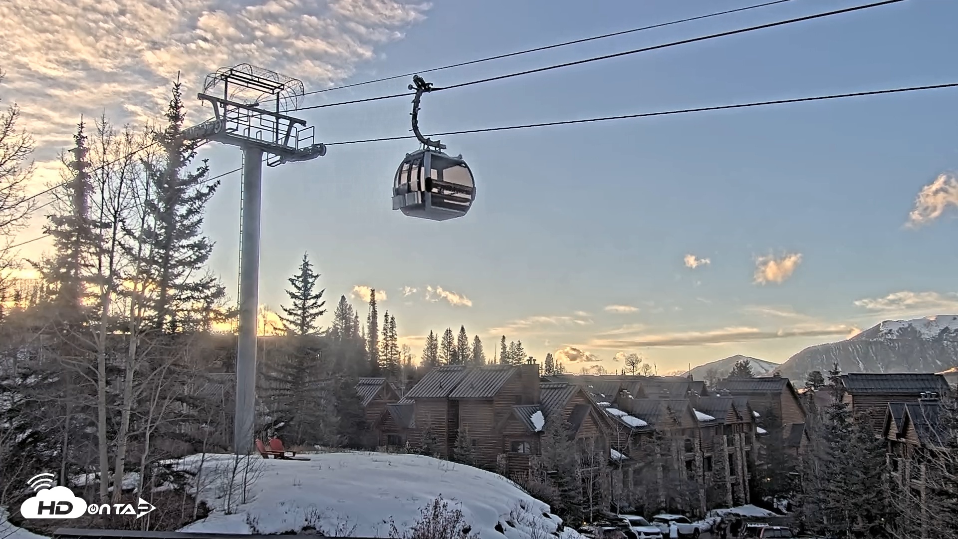 Snapshot of Mountain Lodge Telluride Live Webcam taken Feb 8, 2025, 5:26pm MST