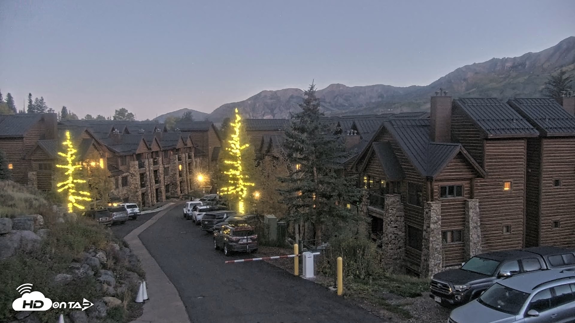 Snapshot of Mountain Lodge Telluride Live Webcam taken Oct 2, 2026, 6:42am MDT