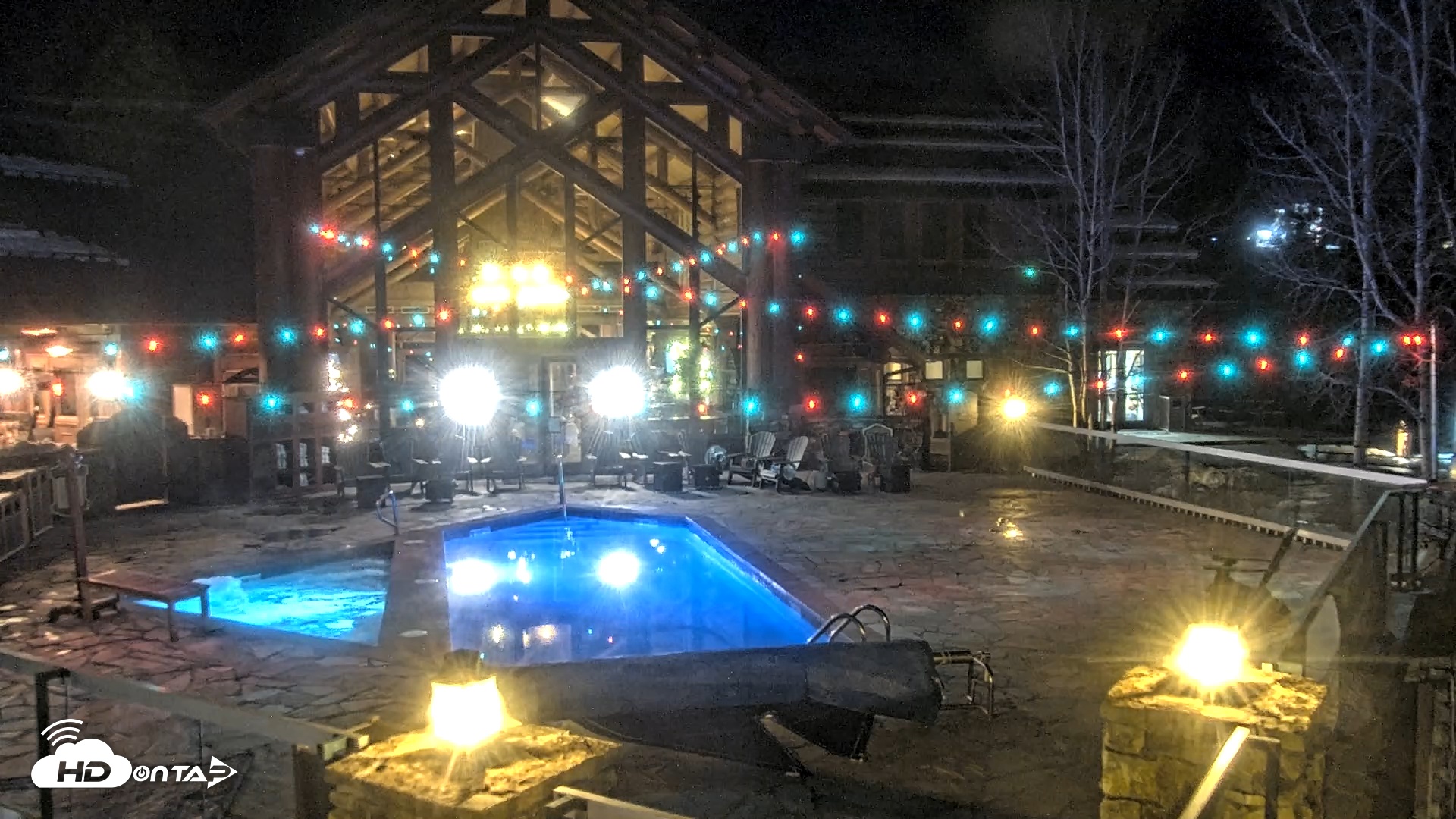 Snapshot of Mountain Lodge Telluride Live Webcam taken Dec 26, 2025, 8:09pm MST