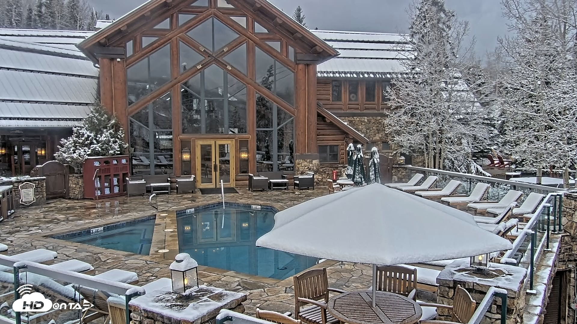 Snapshot of Mountain Lodge Telluride Live Webcam taken May 19, 2025, 6:44am MDT