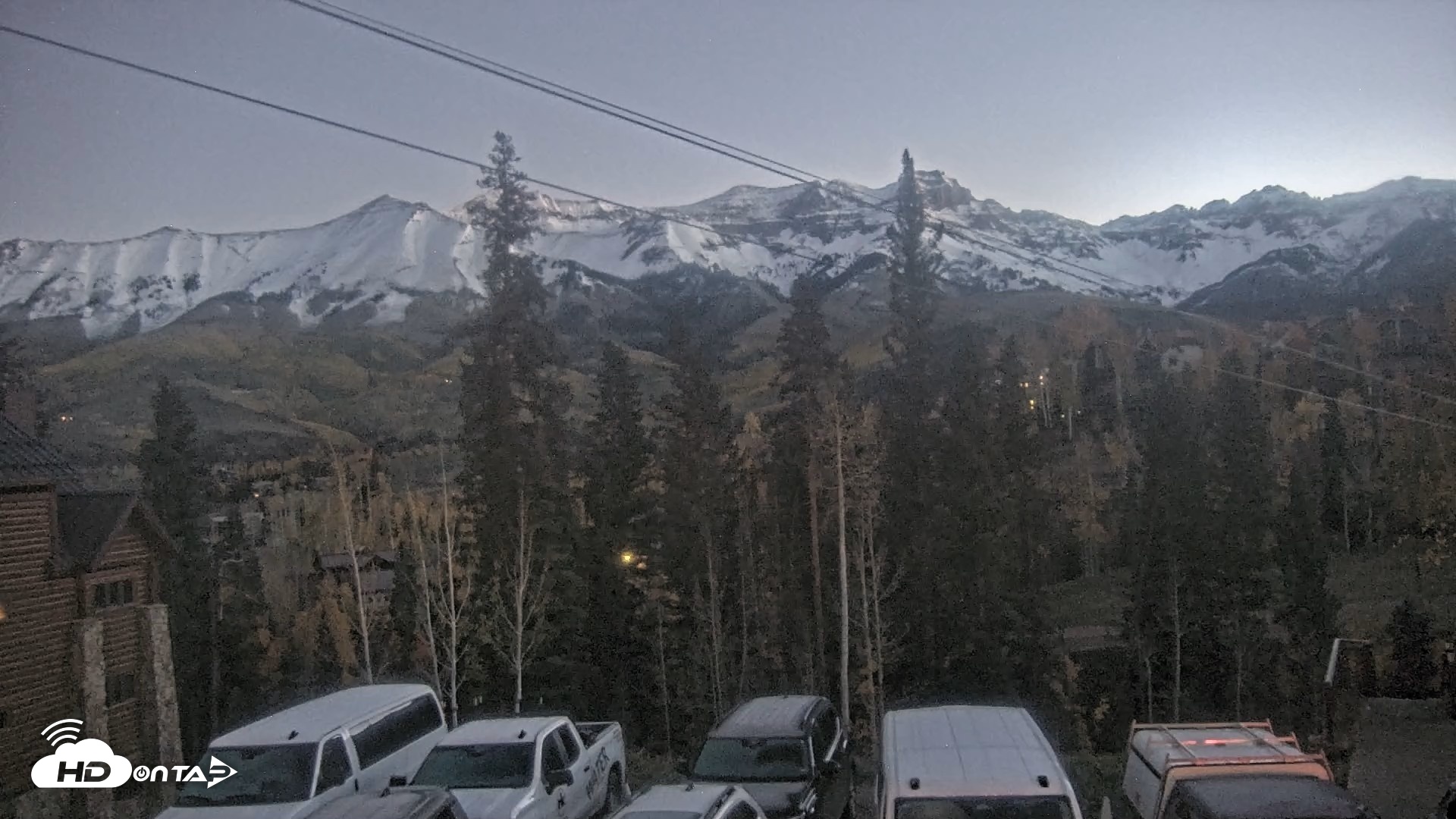 Snapshot of Mountain Lodge Telluride Live Webcam taken Oct 16, 2026, 6:49am MDT