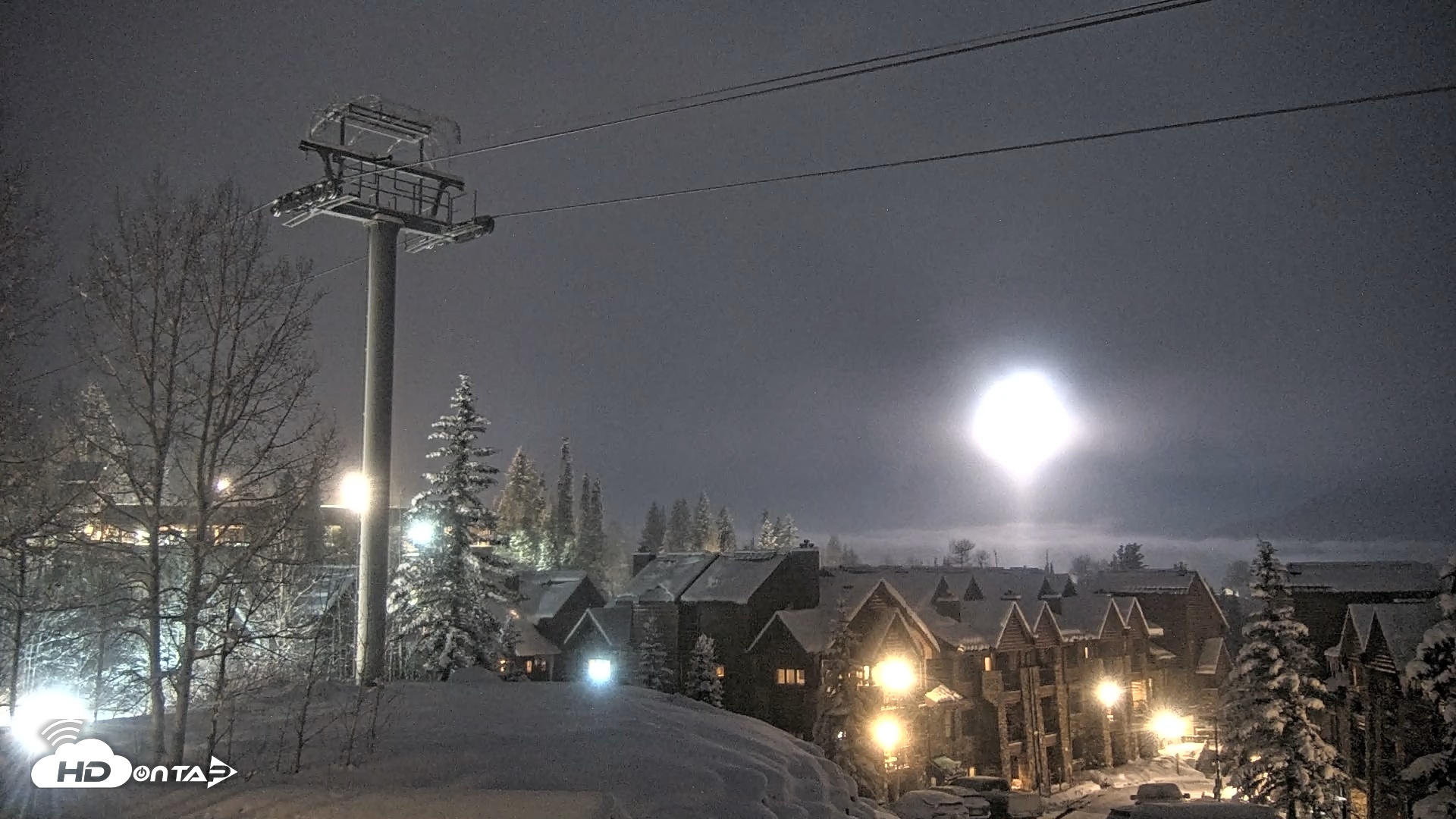 Snapshot of Mountain Lodge Telluride Live Webcam taken Dec 4, 2025, 6:14am MST