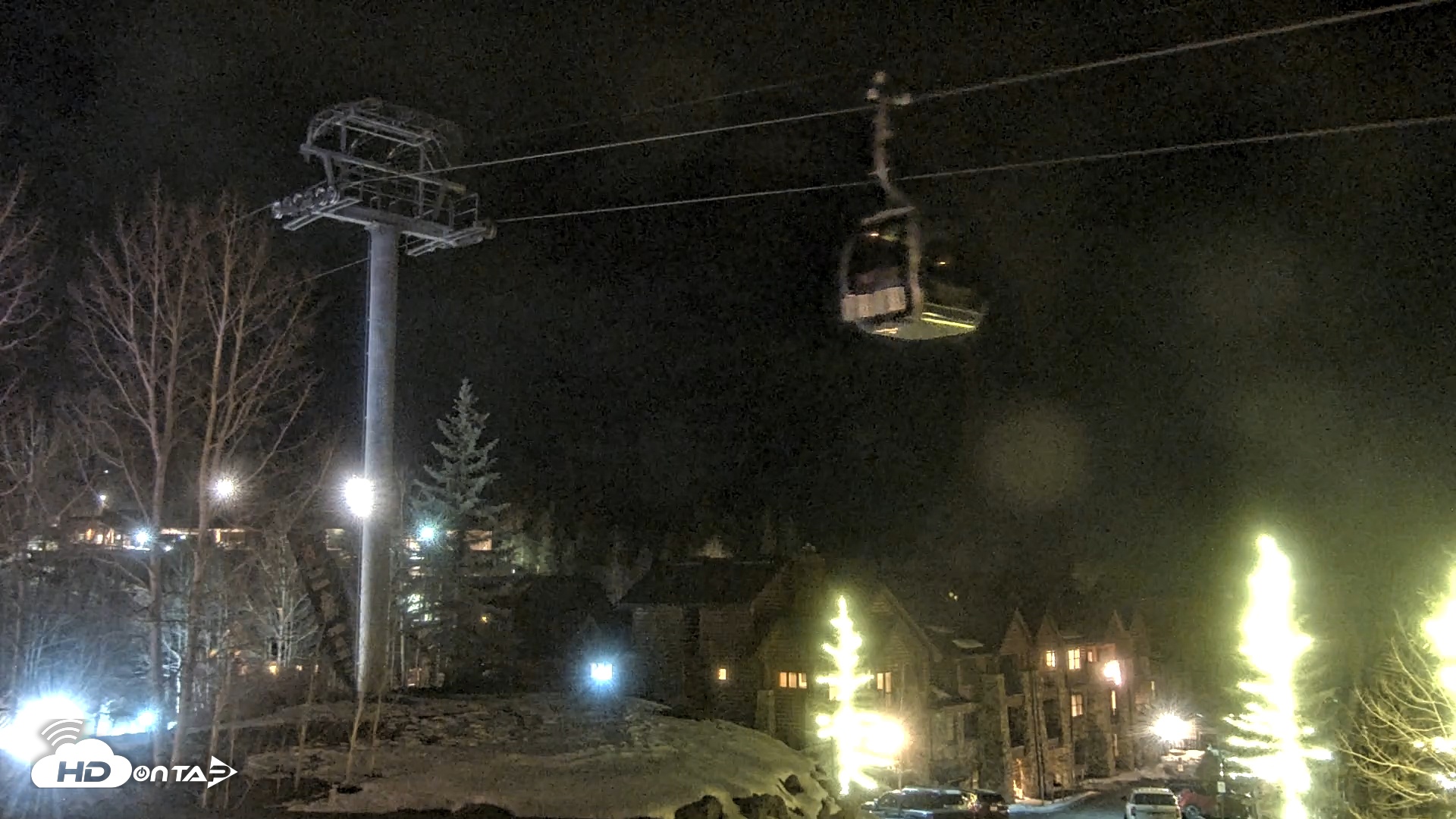 Snapshot of Mountain Lodge Telluride Live Webcam taken Dec 26, 2025, 8:08pm MST