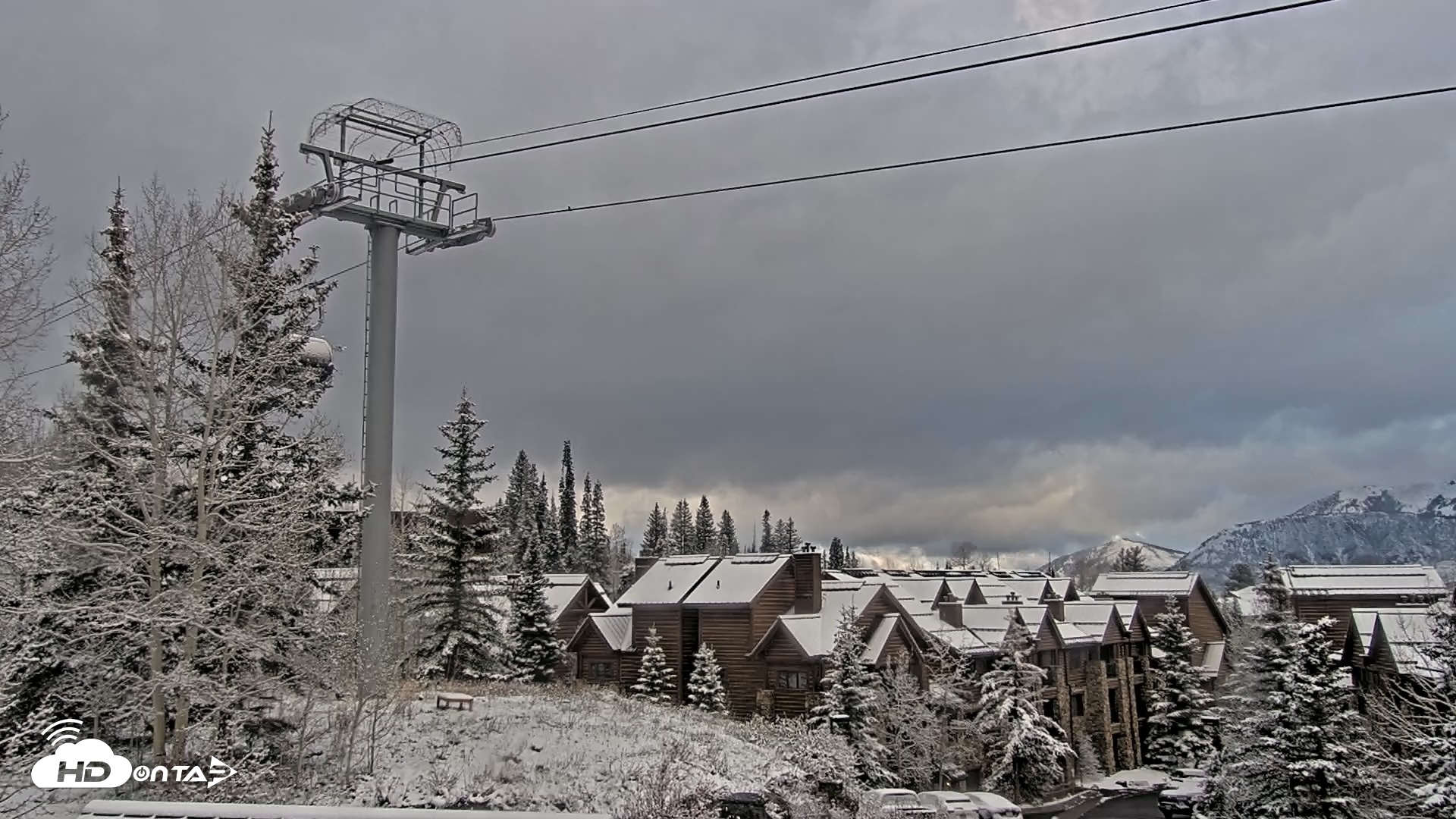 Snapshot of Mountain Lodge Telluride Live Webcam taken May 19, 2025, 6:42am MDT