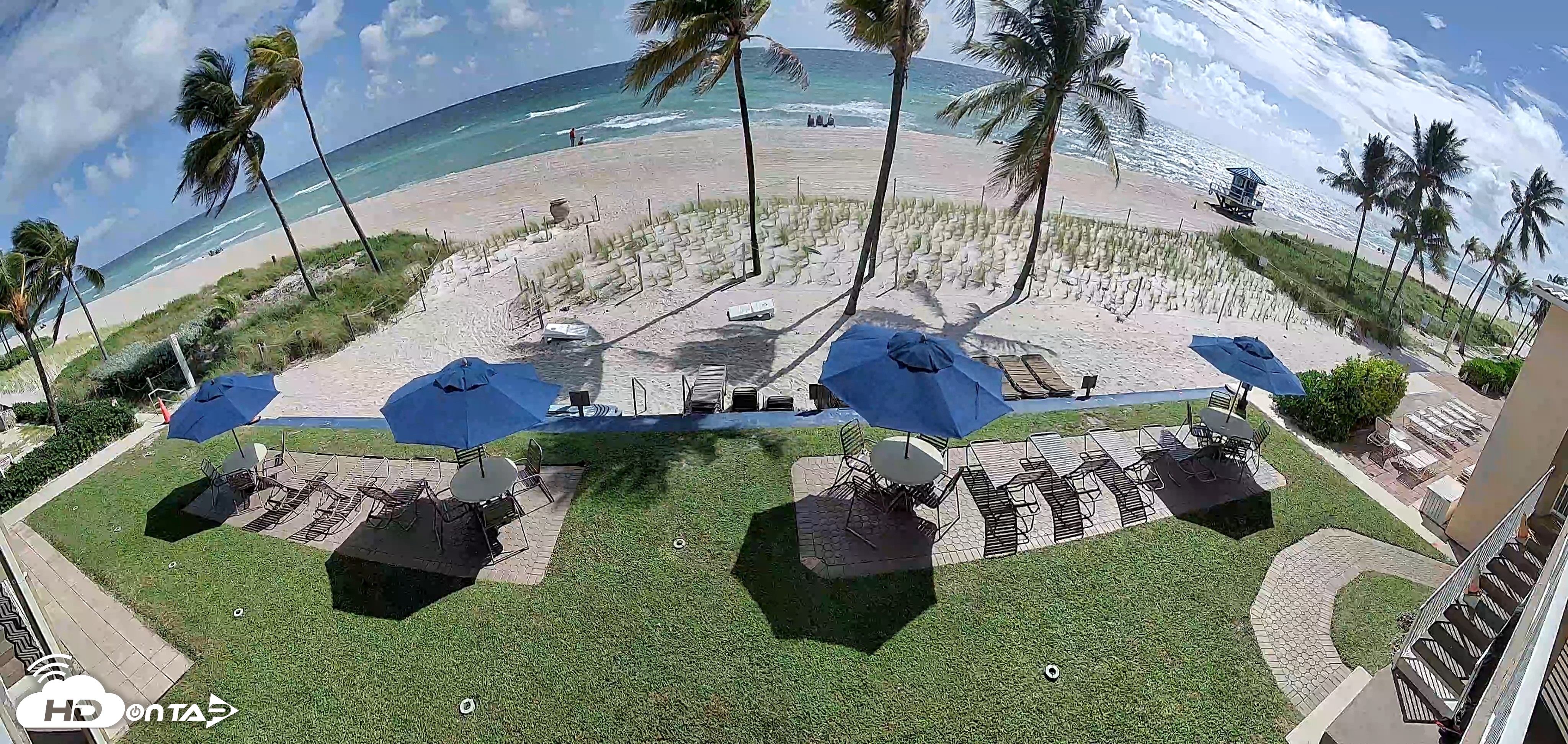 Snapshot of Hollywood Beach Enchanted Isle Resort Live Cam taken Oct 9, 2026, 11:38am EDT