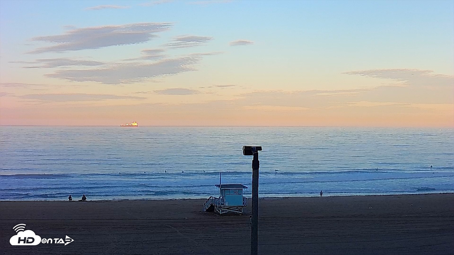 Snapshot of El Porto - Manhattan Beach Live Surf Webcam taken Sep 9, 2026, 6:54am PDT