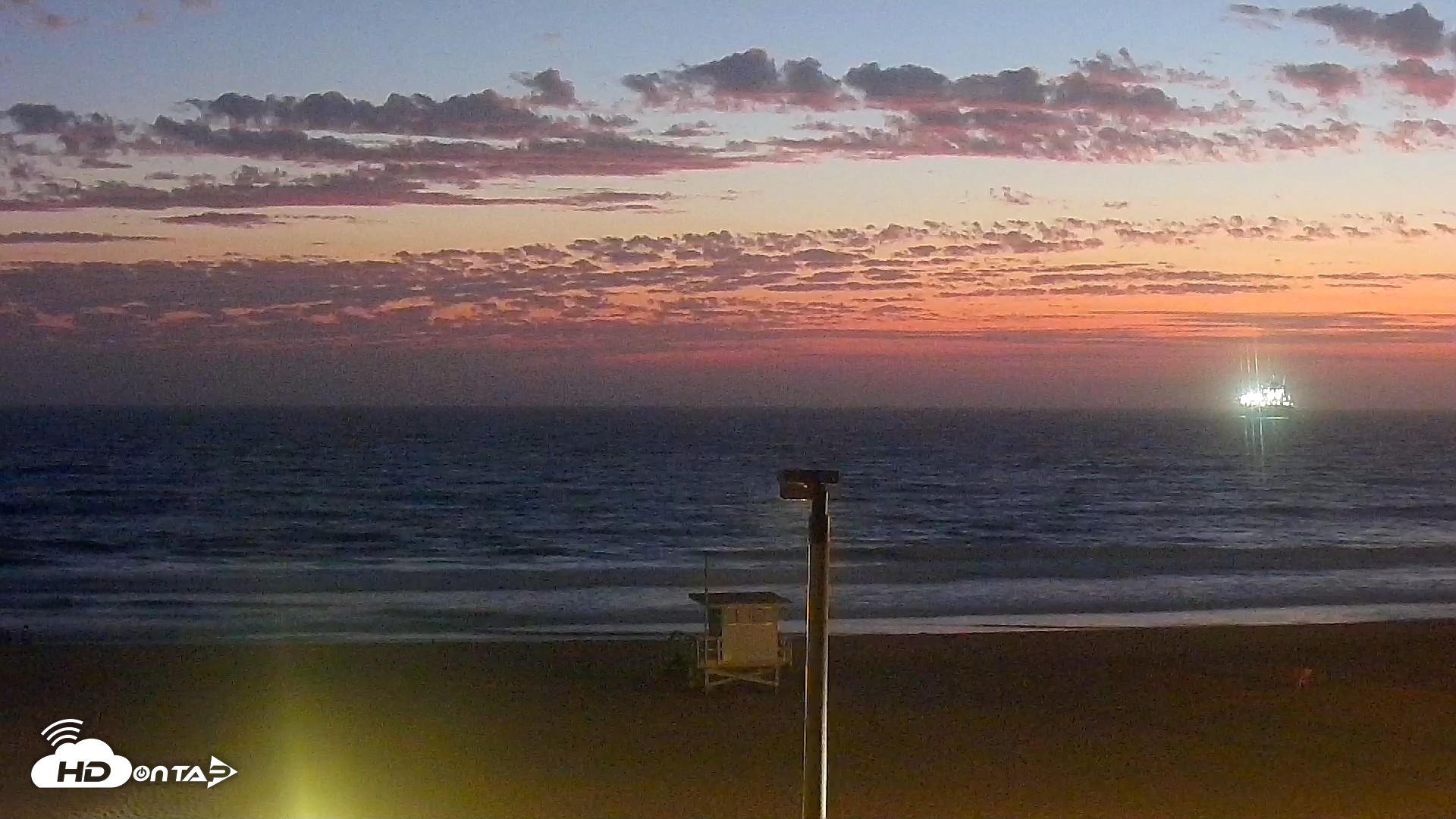 Snapshot of El Porto - Manhattan Beach Live Surf Webcam taken Aug 30, 2026, 8:01pm PDT