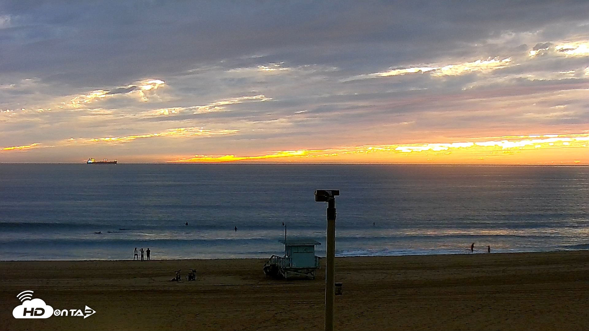 Snapshot of El Porto - Manhattan Beach Live Surf Webcam taken Sep 6, 2026, 7:33pm PDT