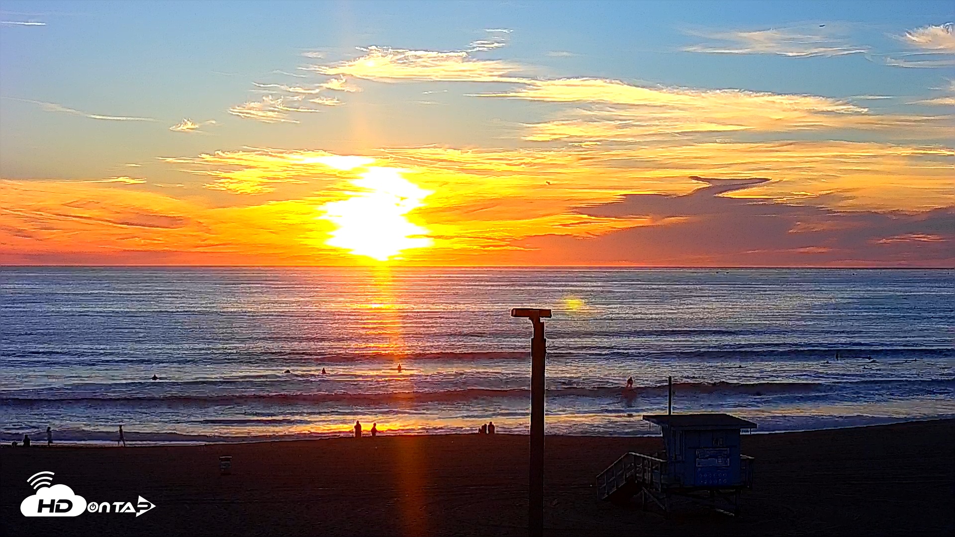 Snapshot of El Porto - Manhattan Beach Live Surf Webcam taken Feb 26, 2026, 5:43pm PST