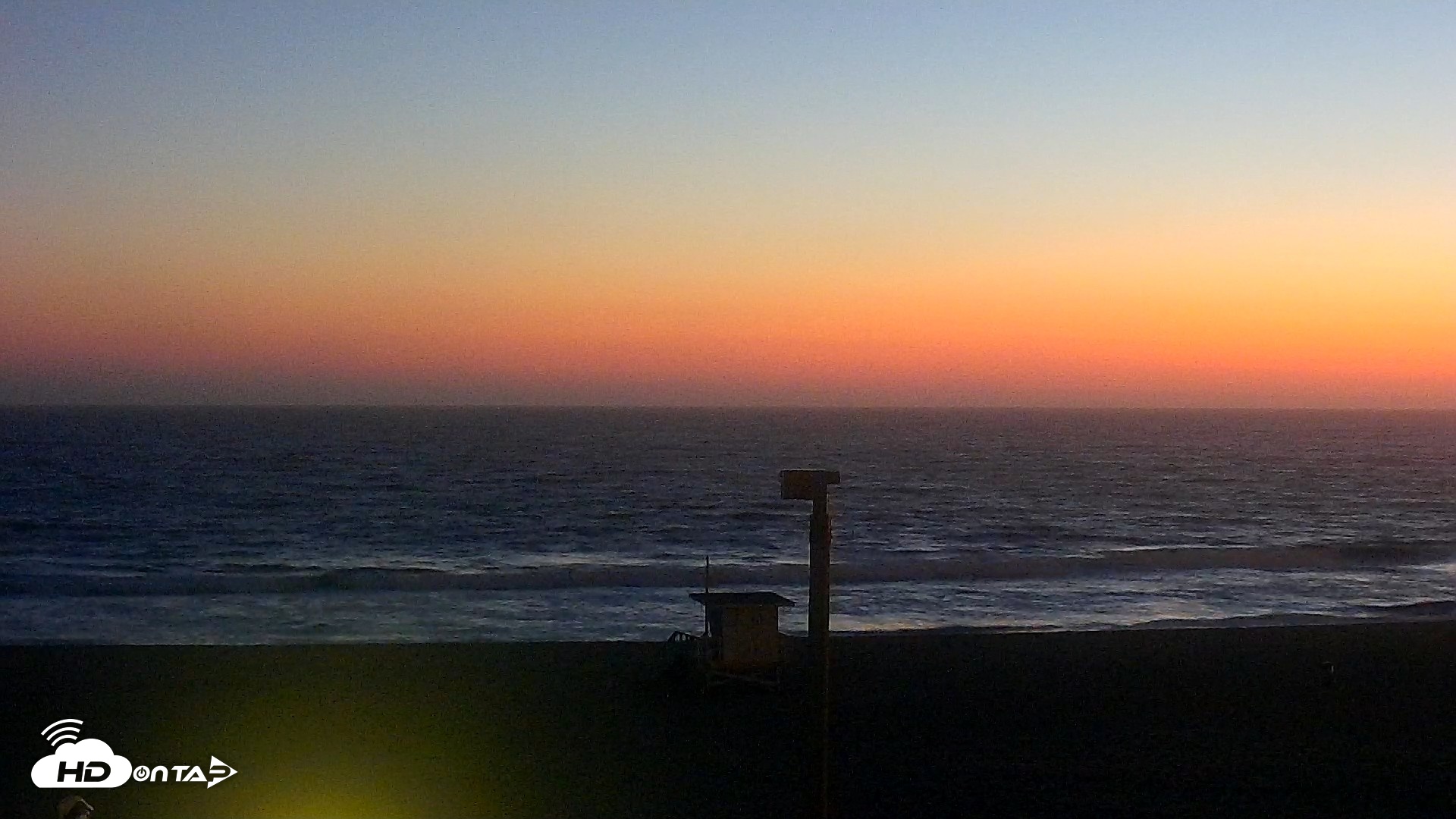 Snapshot of El Porto - Manhattan Beach Live Surf Webcam taken Aug 8, 2026, 8:25pm PDT