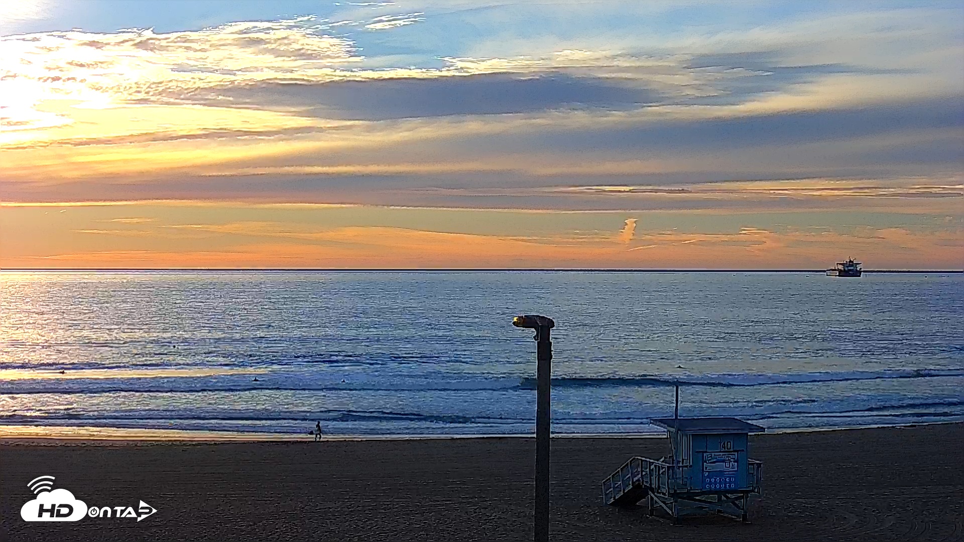 Snapshot of El Porto - Manhattan Beach Live Surf Webcam taken Jan 27, 2026, 4:49pm PST